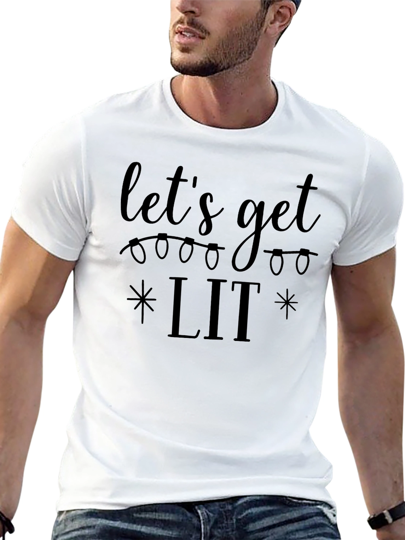 Lets Get Lit Christmas T-Shirt