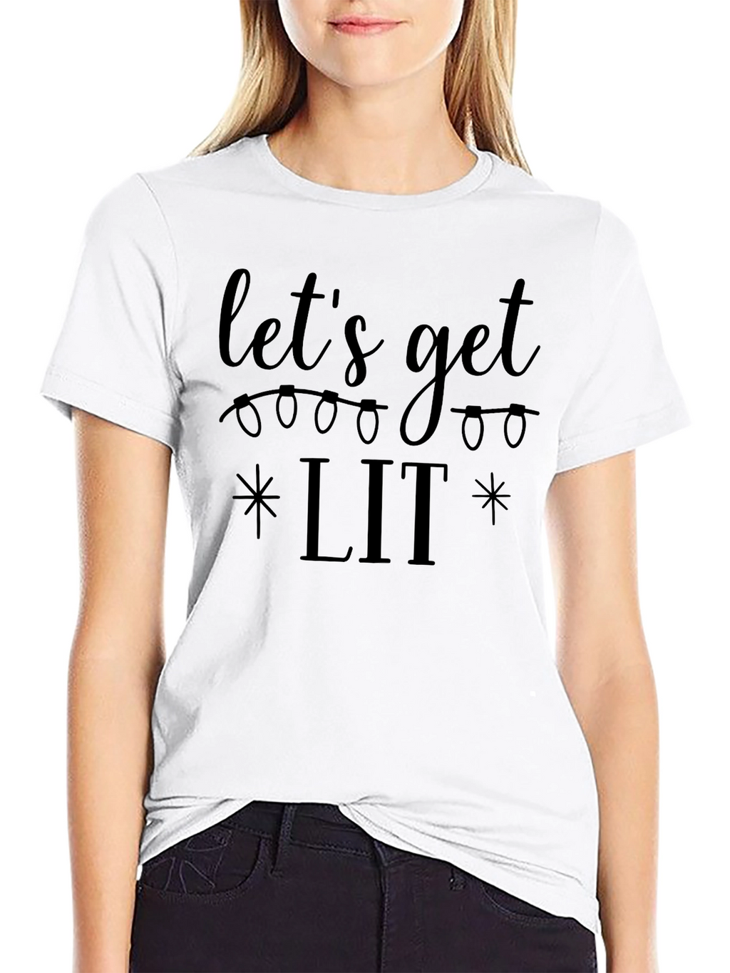 Lets Get Lit Christmas T-Shirt