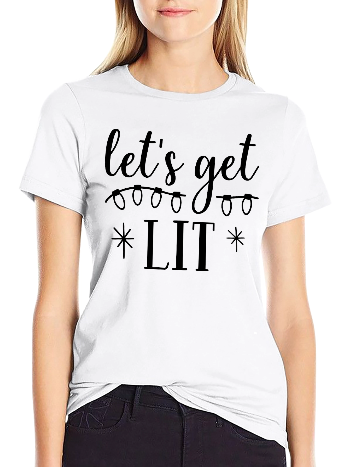 Lets Get Lit Christmas T-Shirt