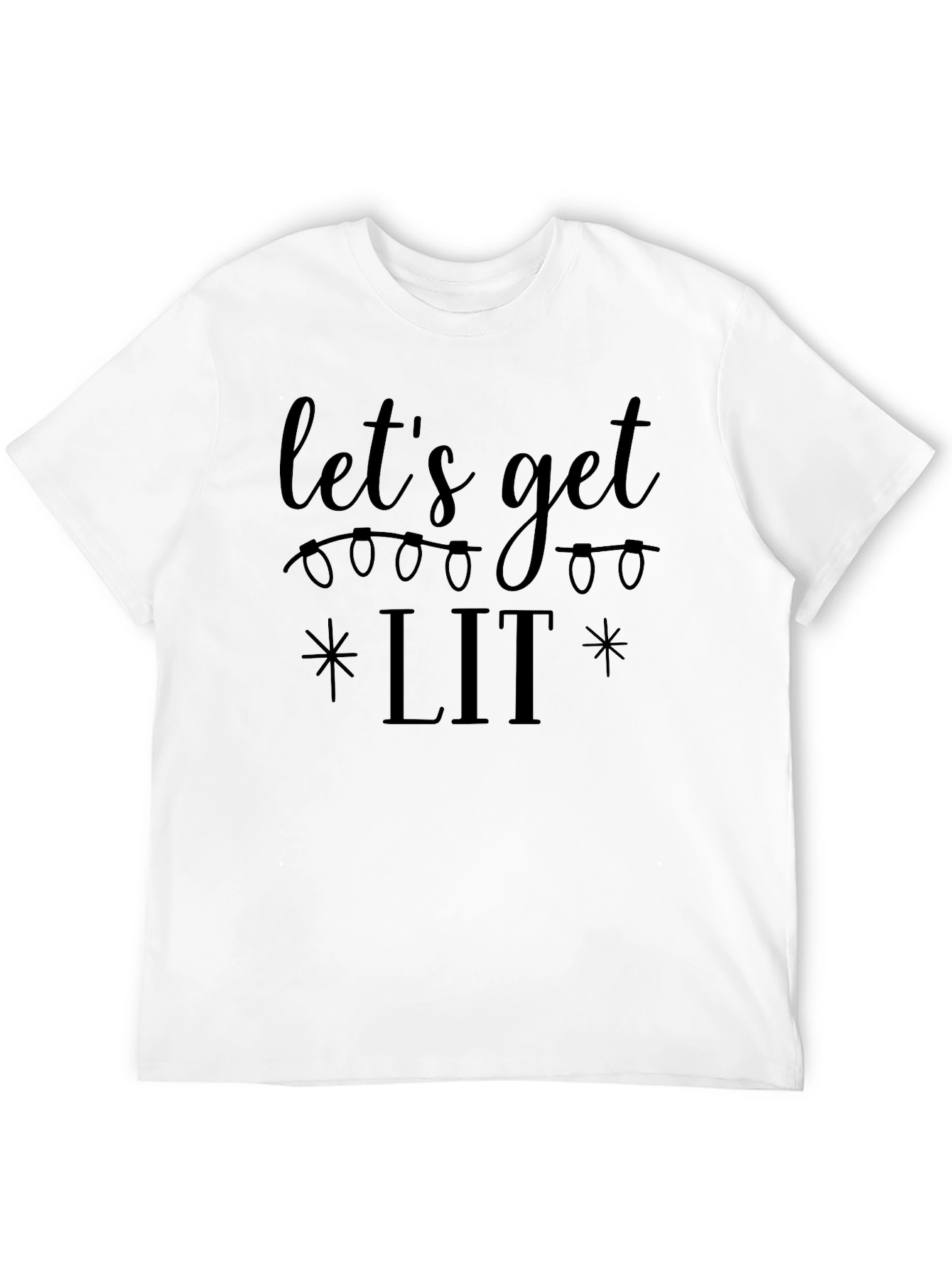 Lets Get Lit Christmas T-Shirt