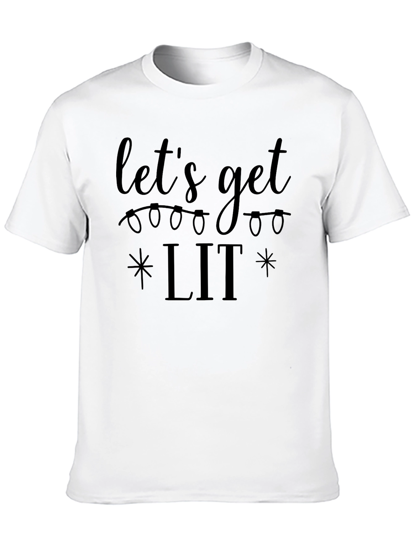 Lets Get Lit Christmas T-Shirt