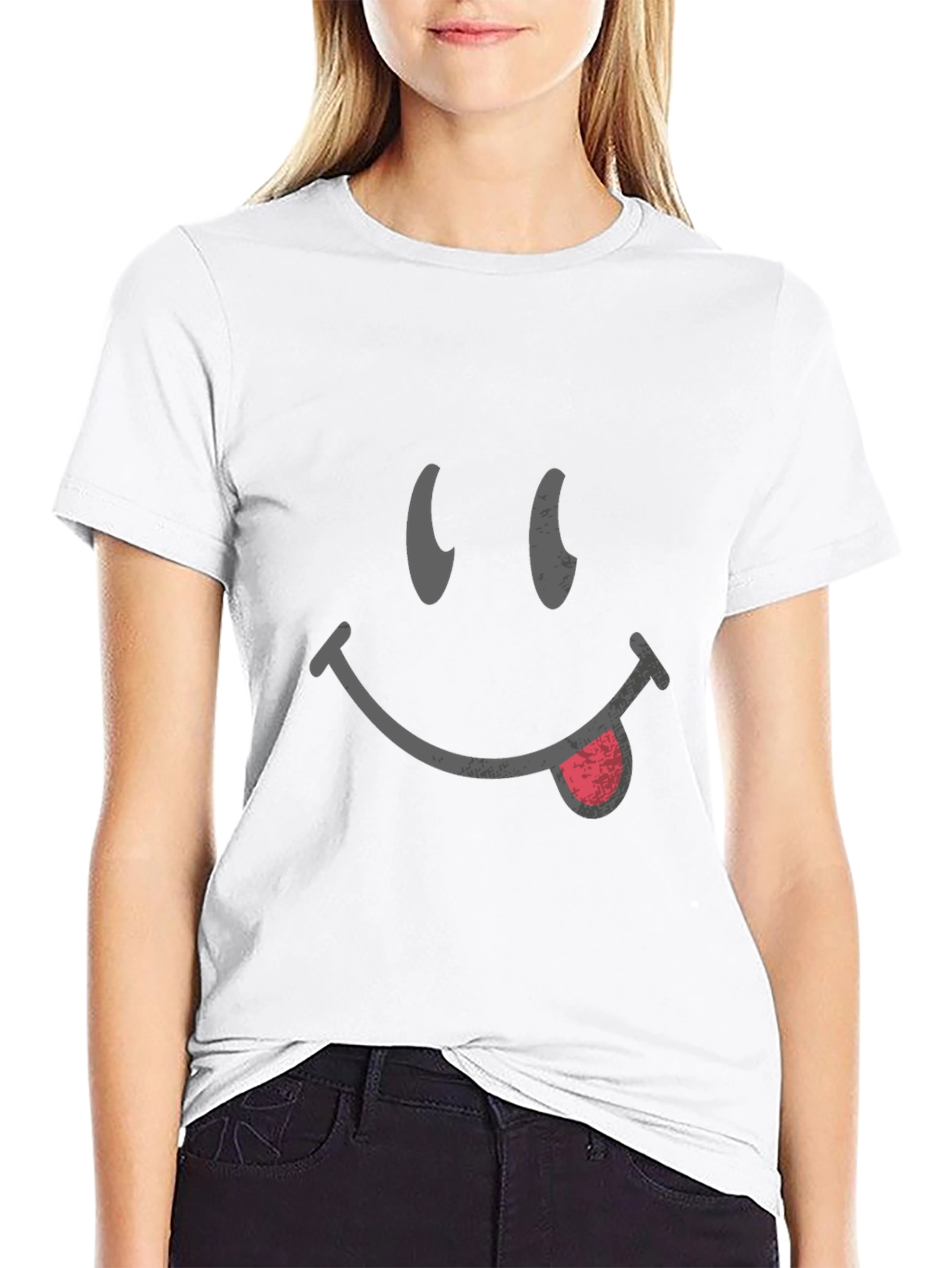 Funny Face Black T-Shirt