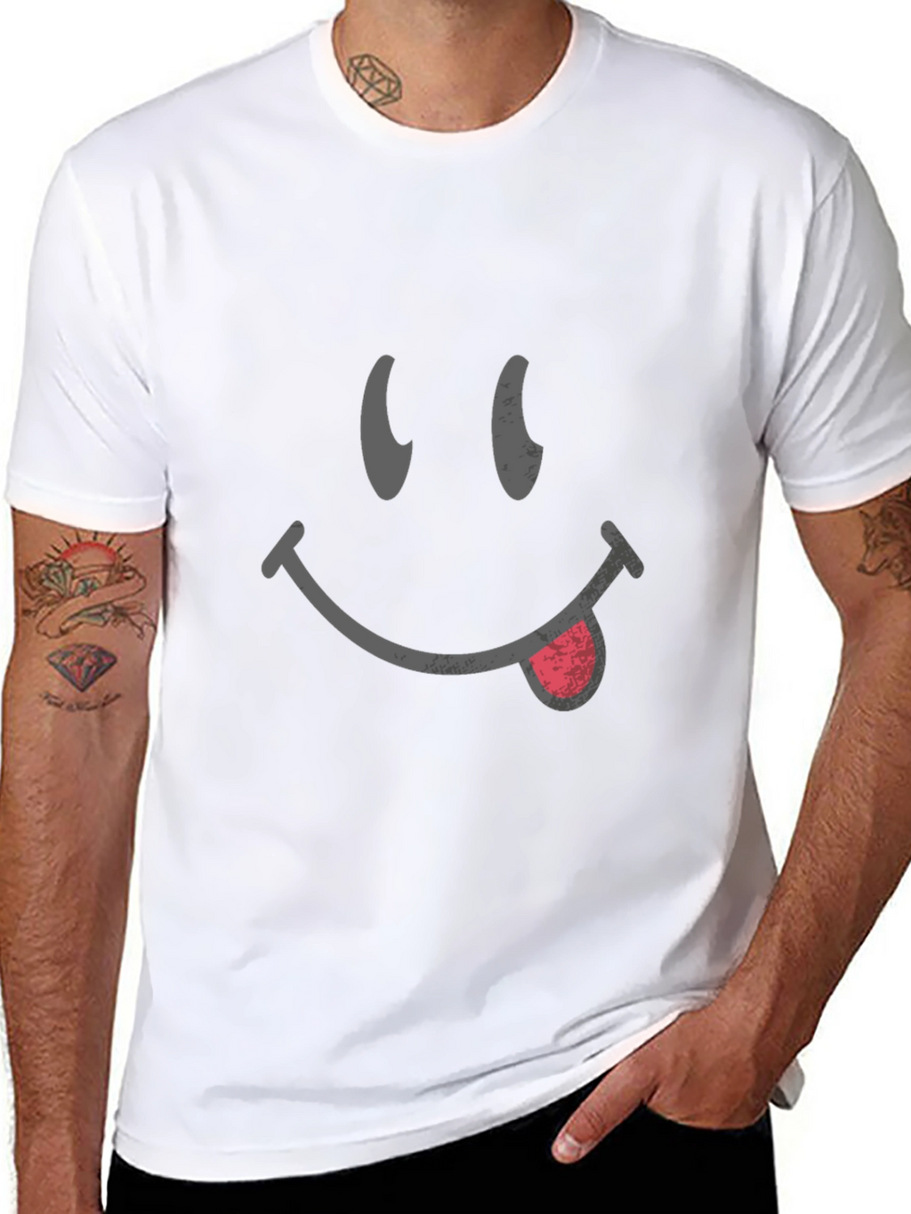 Funny Face Black T-Shirt