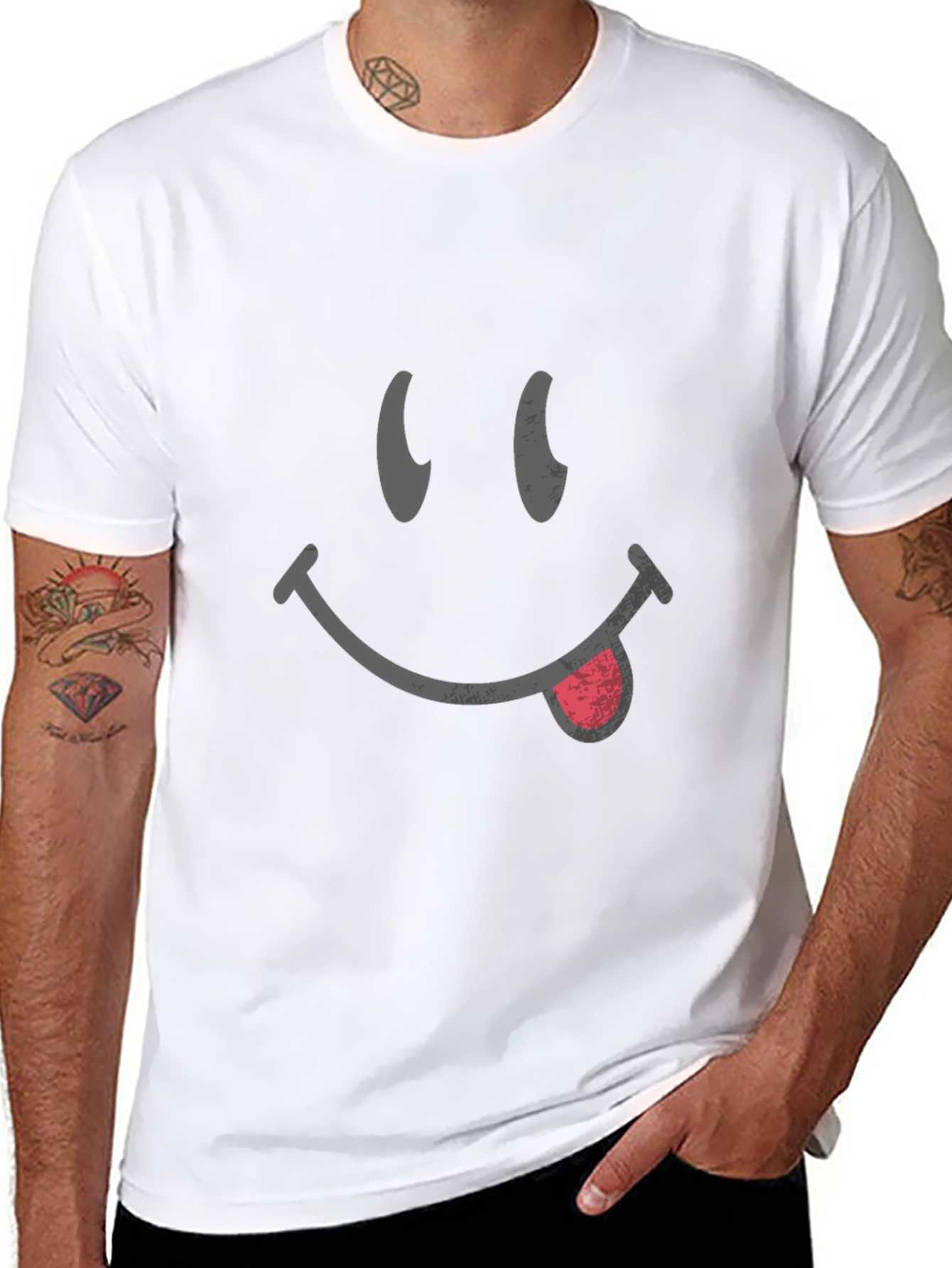 Funny Face Black T-Shirt