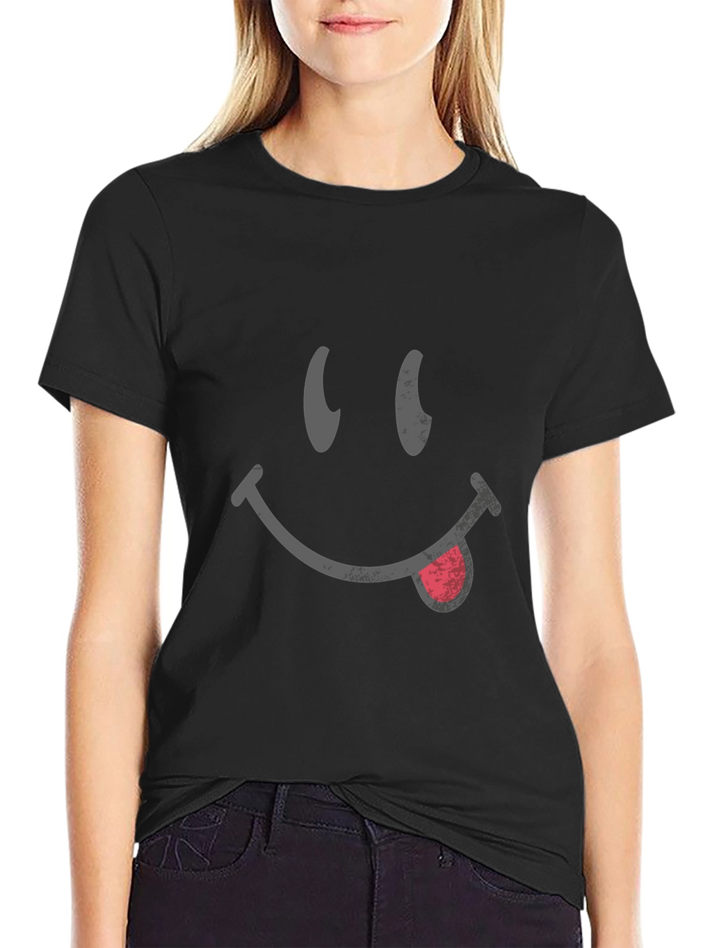 Funny Face Black T-Shirt