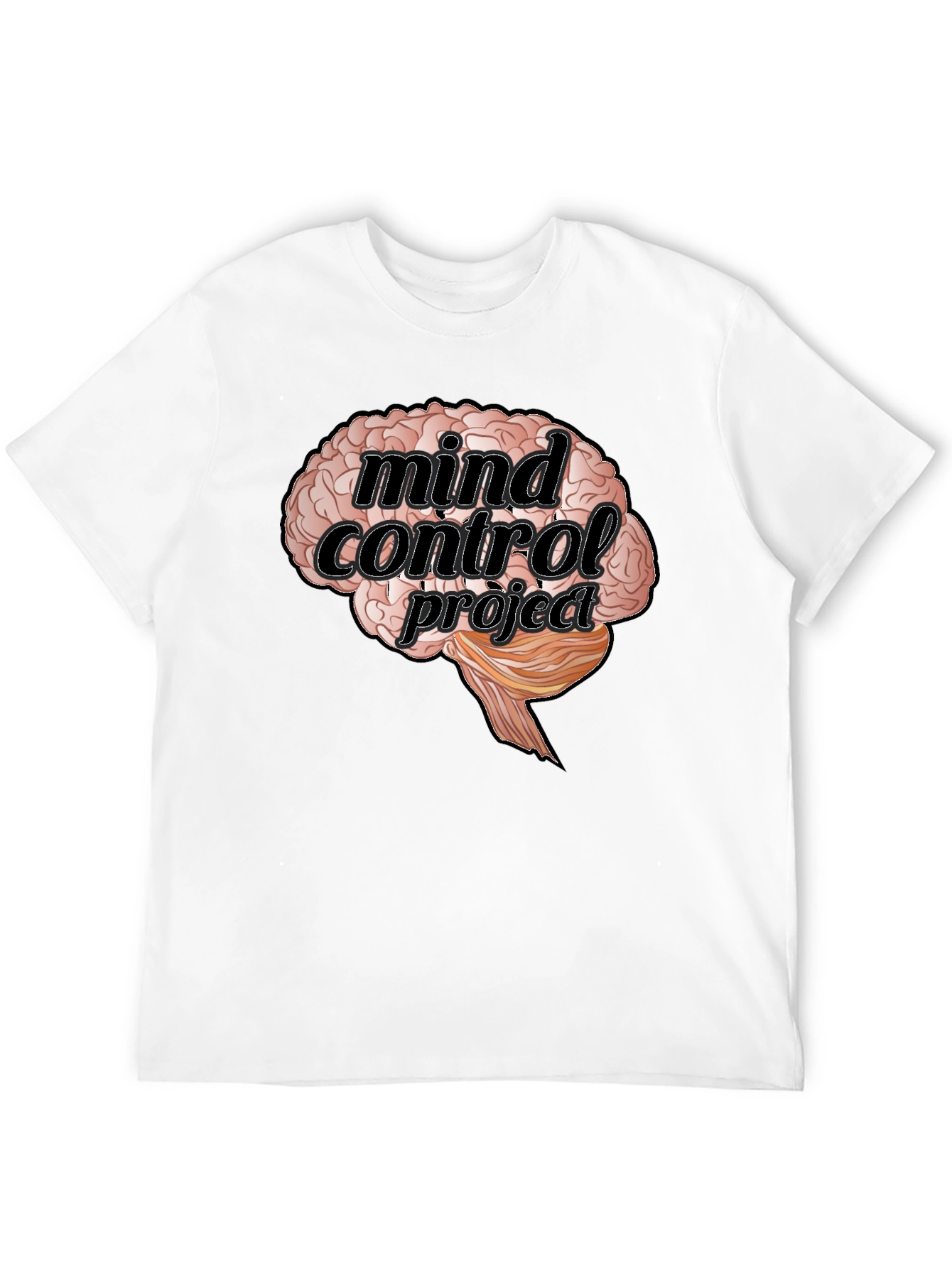 Mind Control Project Brain Graphic T-Shirt
