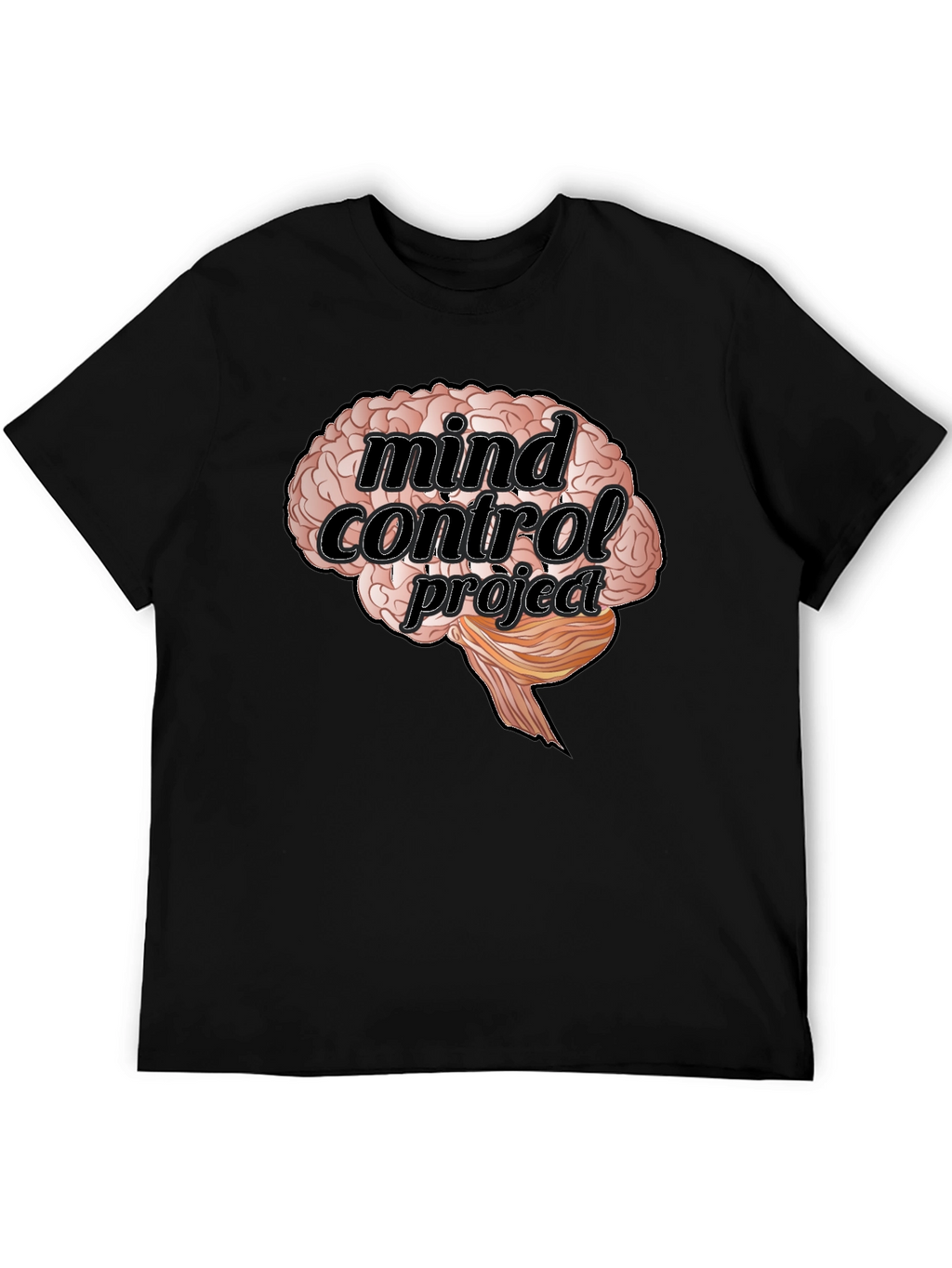 Mind Control Project Brain Graphic T-Shirt