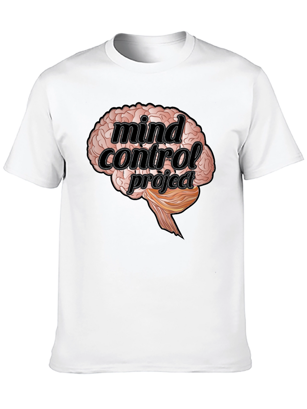 Mind Control Project Brain Graphic T-Shirt