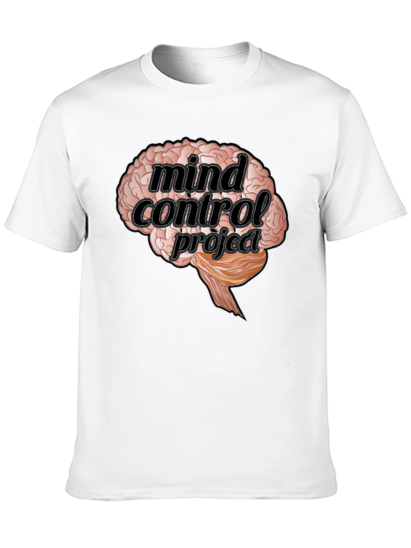 Mind Control Project Brain Graphic T-Shirt