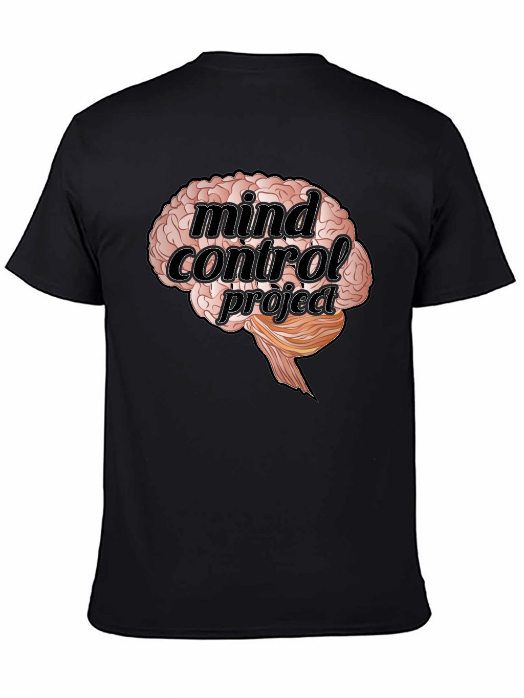 Mind Control Project Brain Graphic T-Shirt