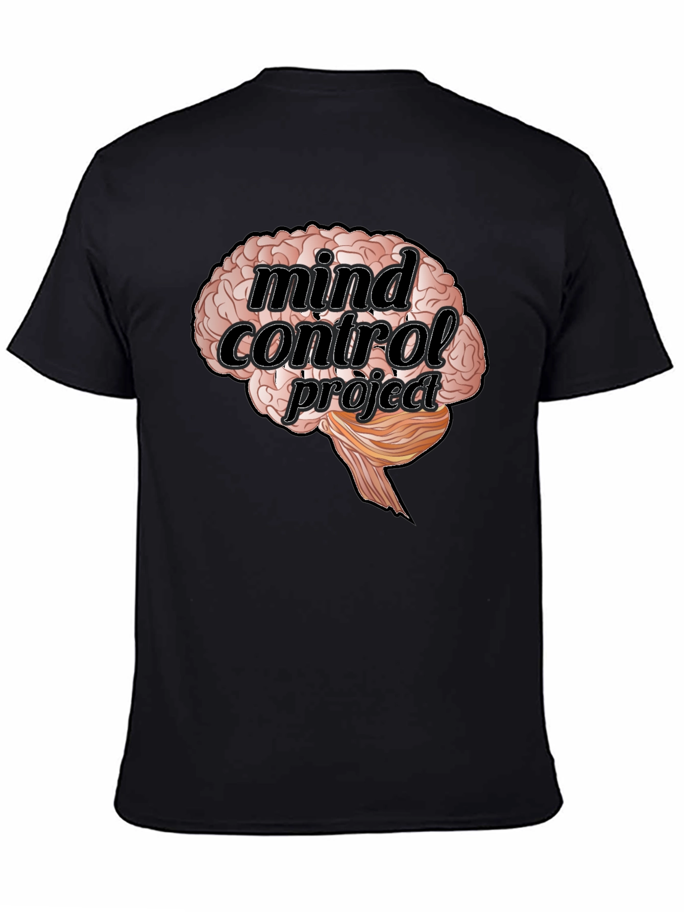 Mind Control Project Brain Graphic T-Shirt