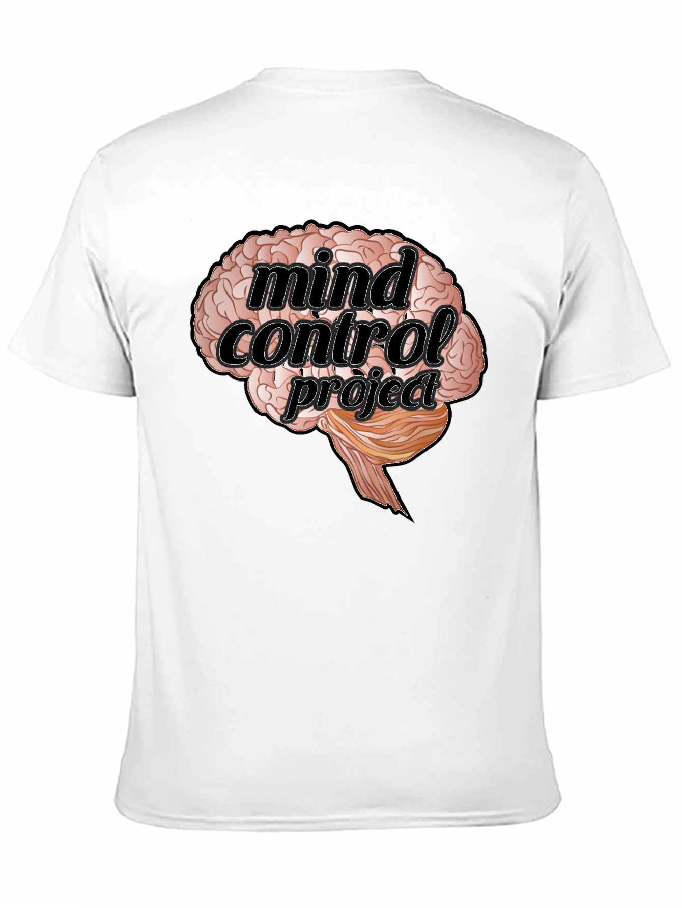 Mind Control Project Brain Graphic T-Shirt