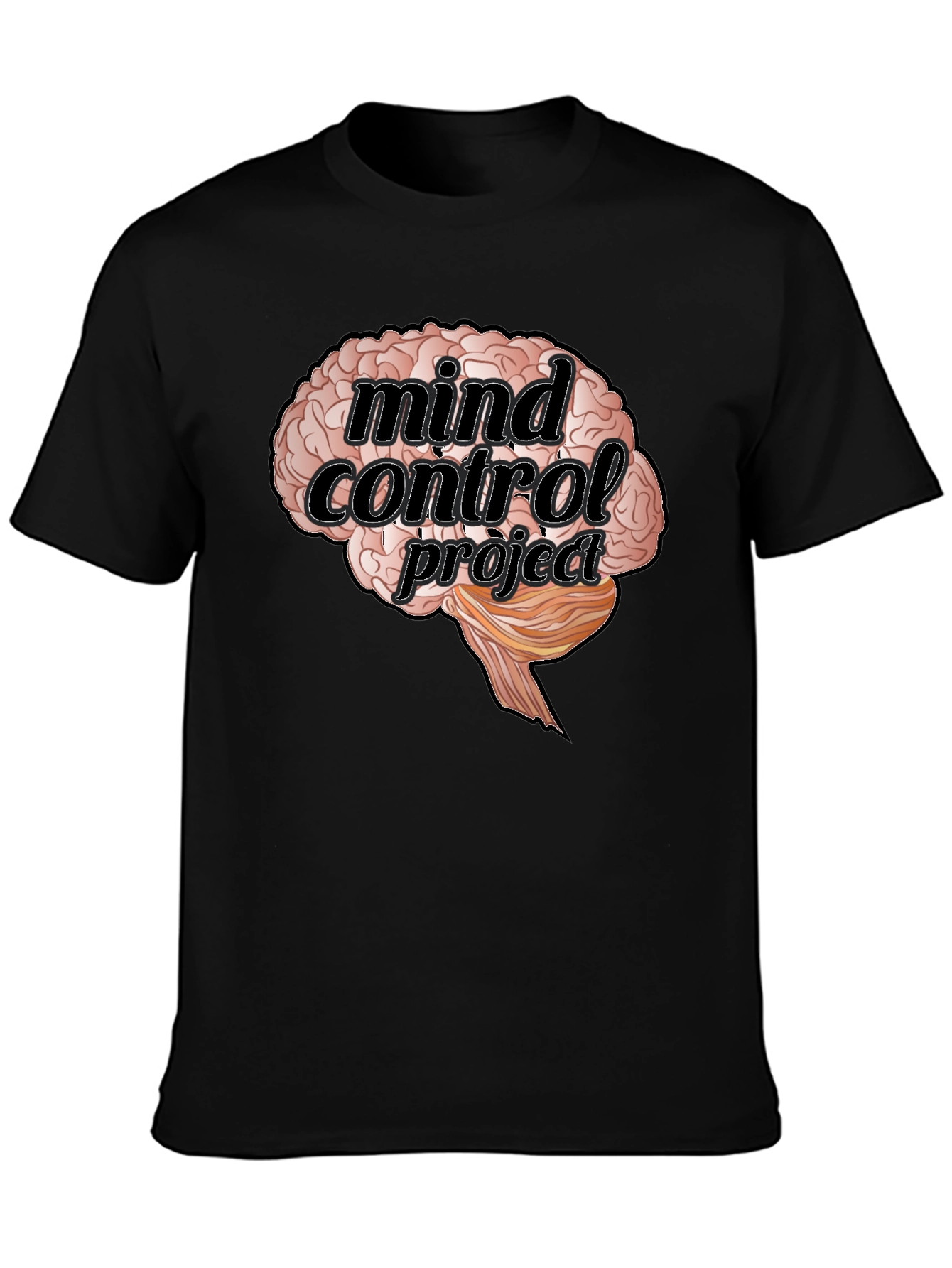Mind Control Project Brain Graphic T-Shirt