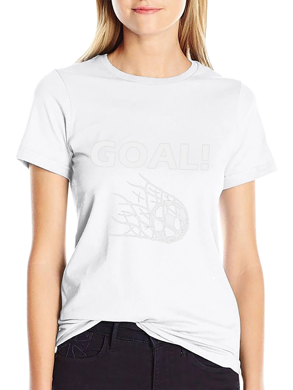 Goal! Black Soccer T-Shirt
