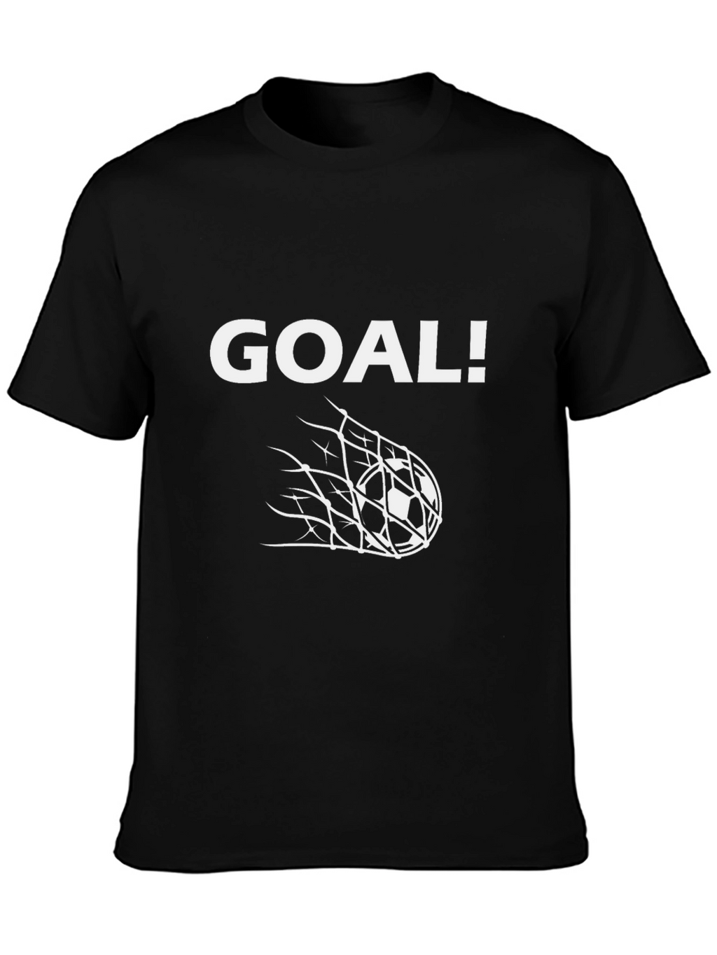 Goal! Black Soccer T-Shirt