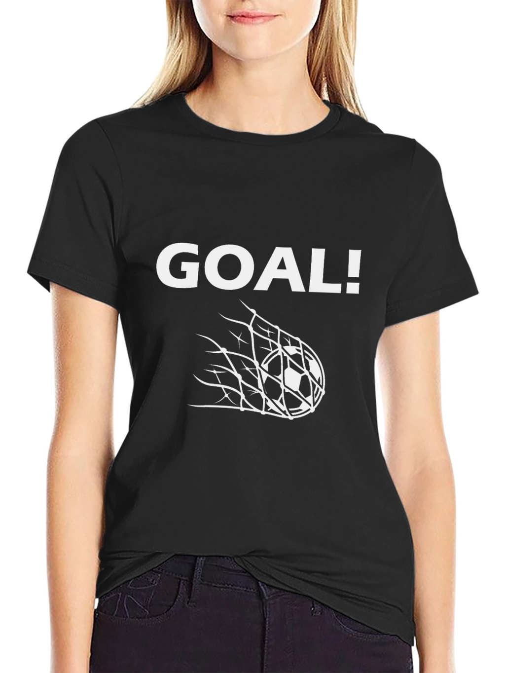 Goal! Black Soccer T-Shirt