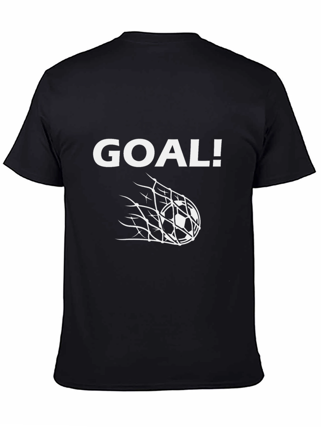 Goal! Black Soccer T-Shirt