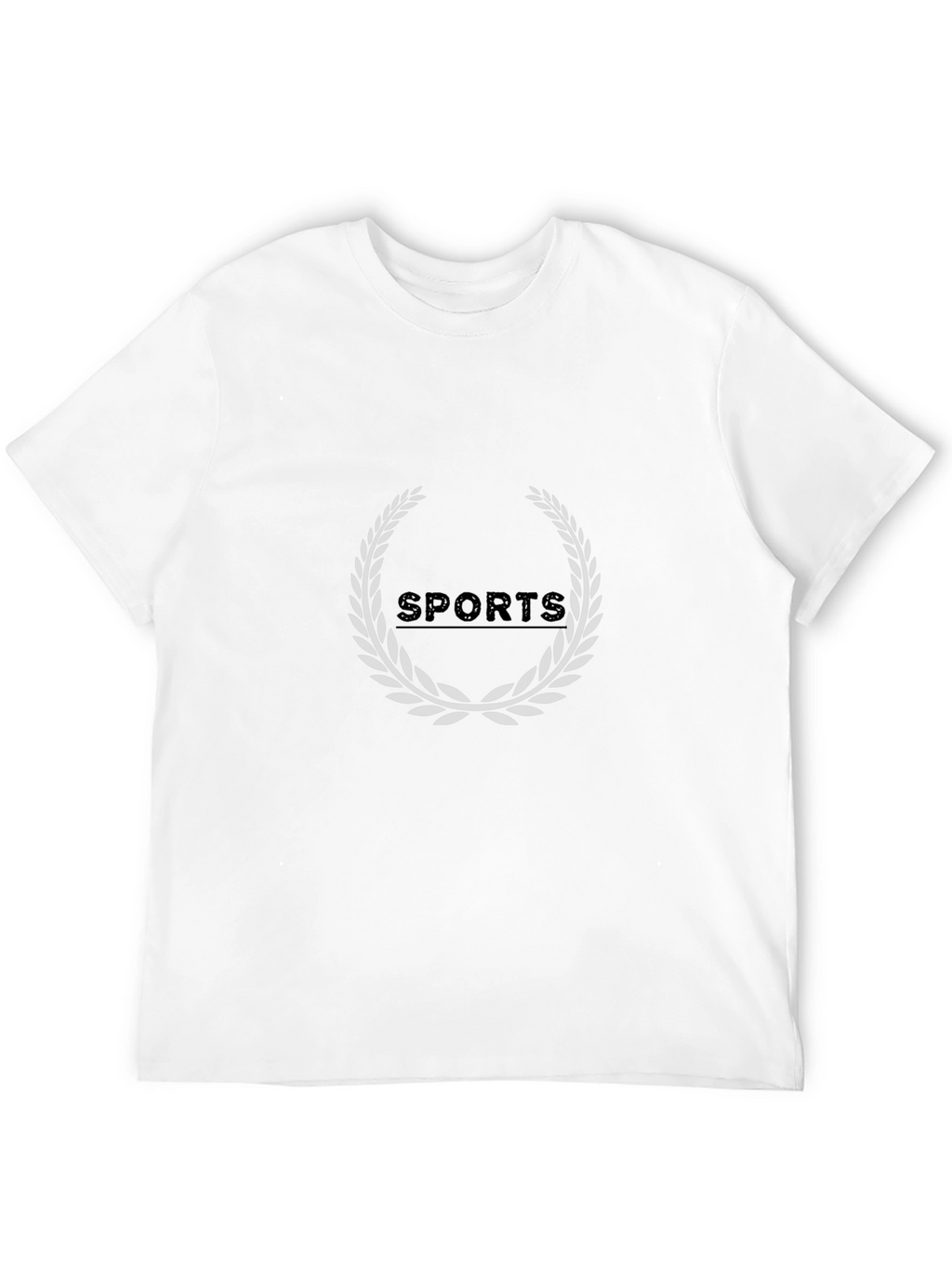Mens Black Sports Graphic Tee