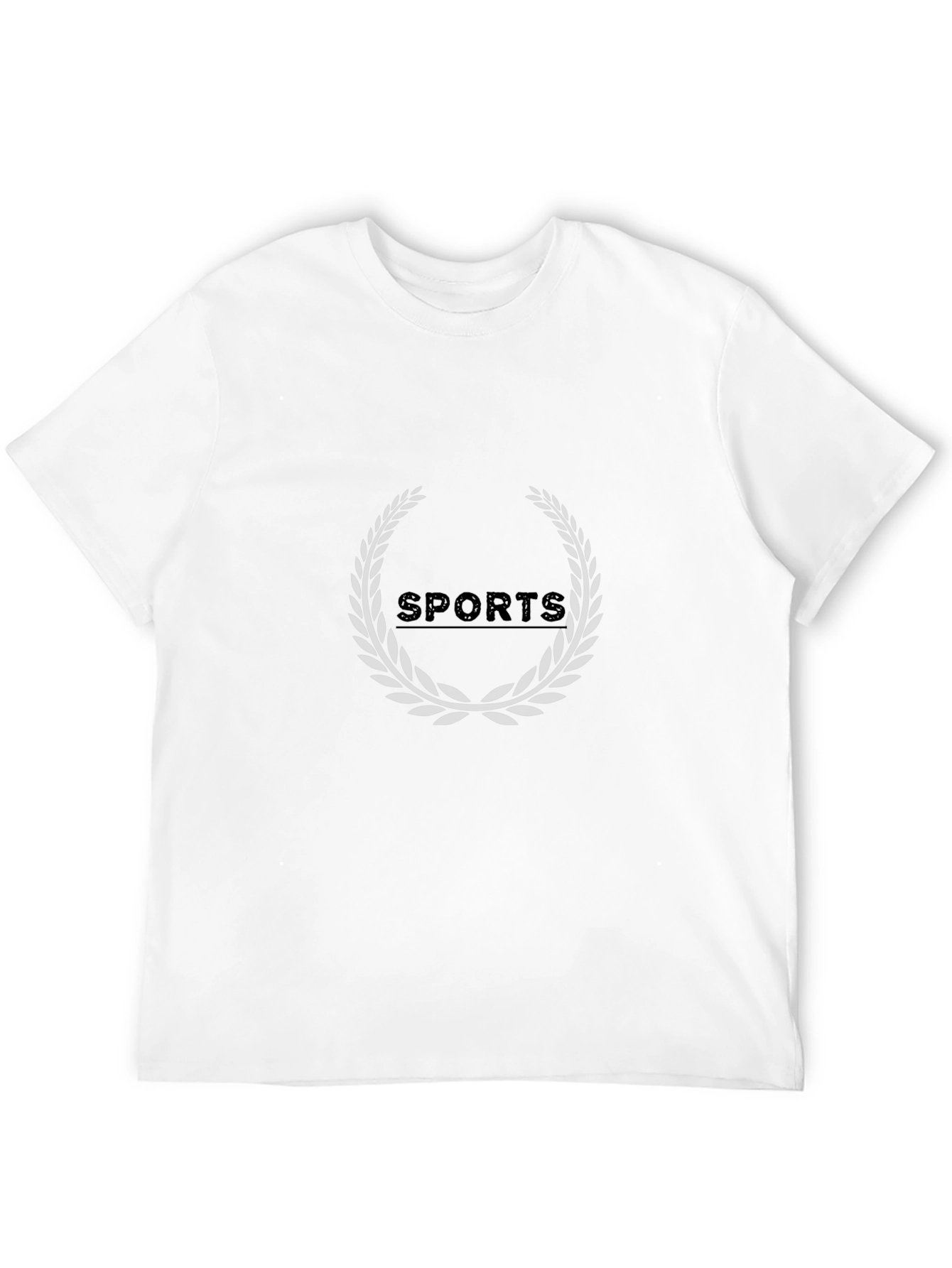 Mens Black Sports Graphic Tee
