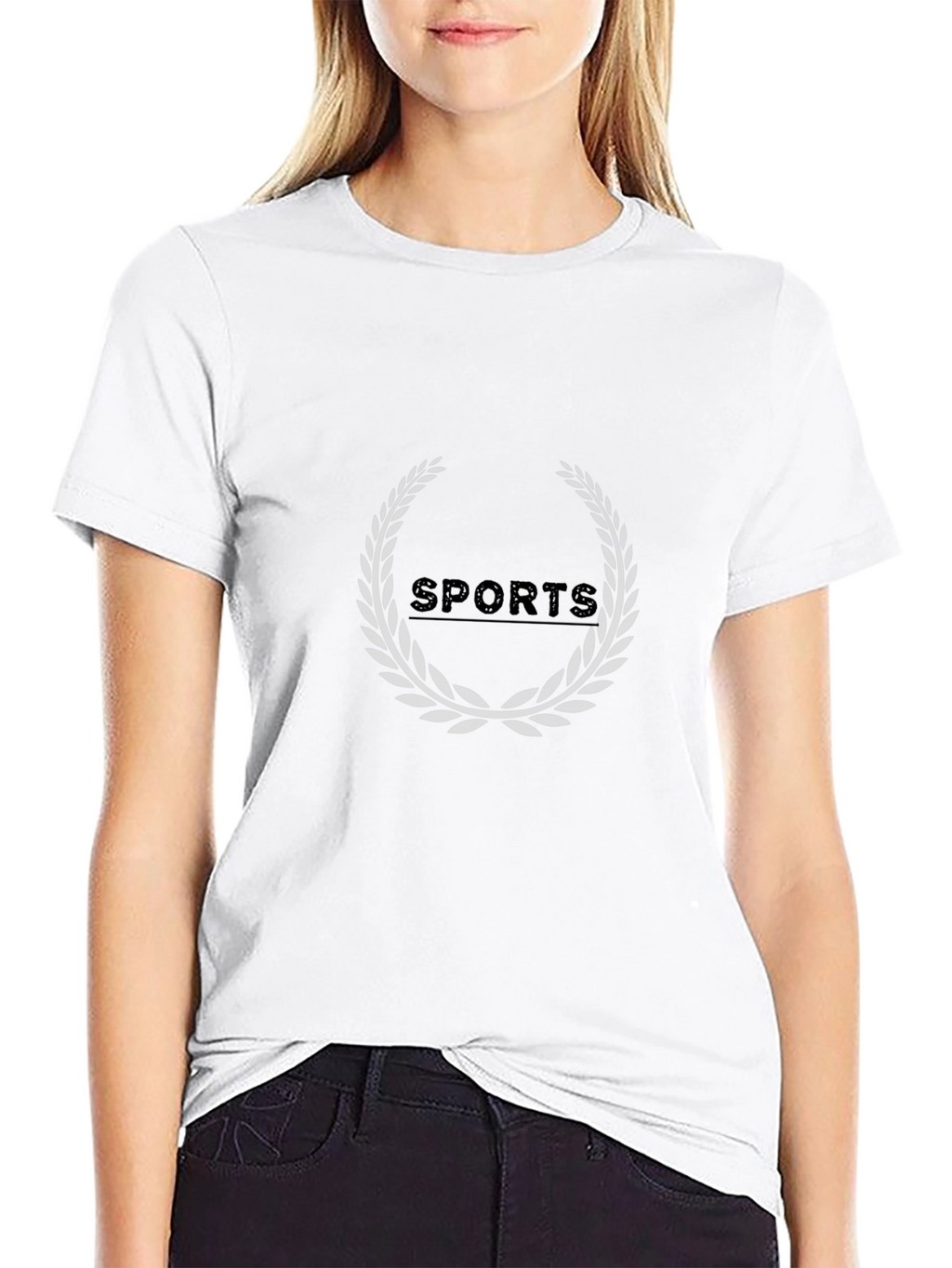 Mens Black Sports Graphic Tee