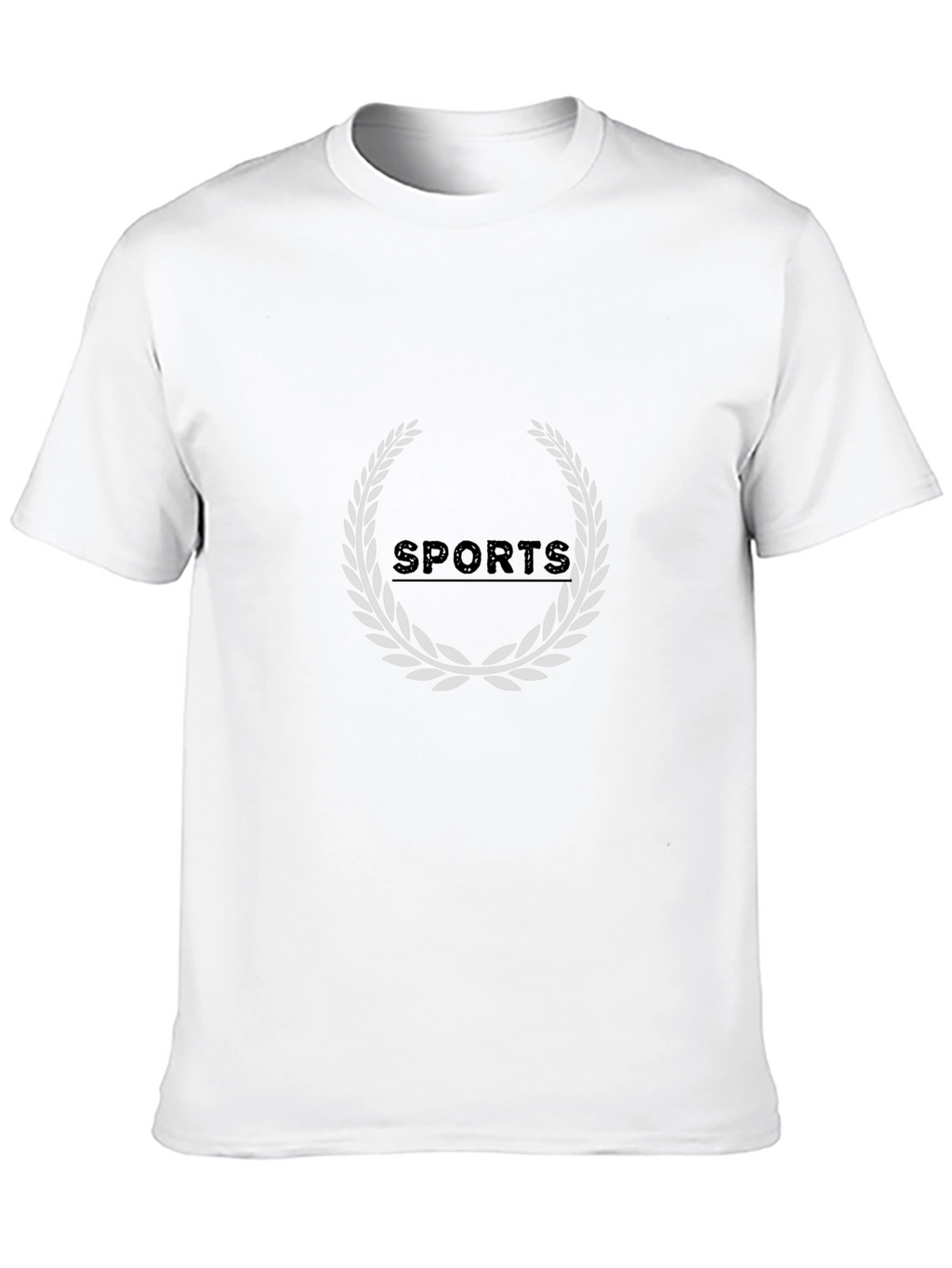 Mens Black Sports Graphic Tee