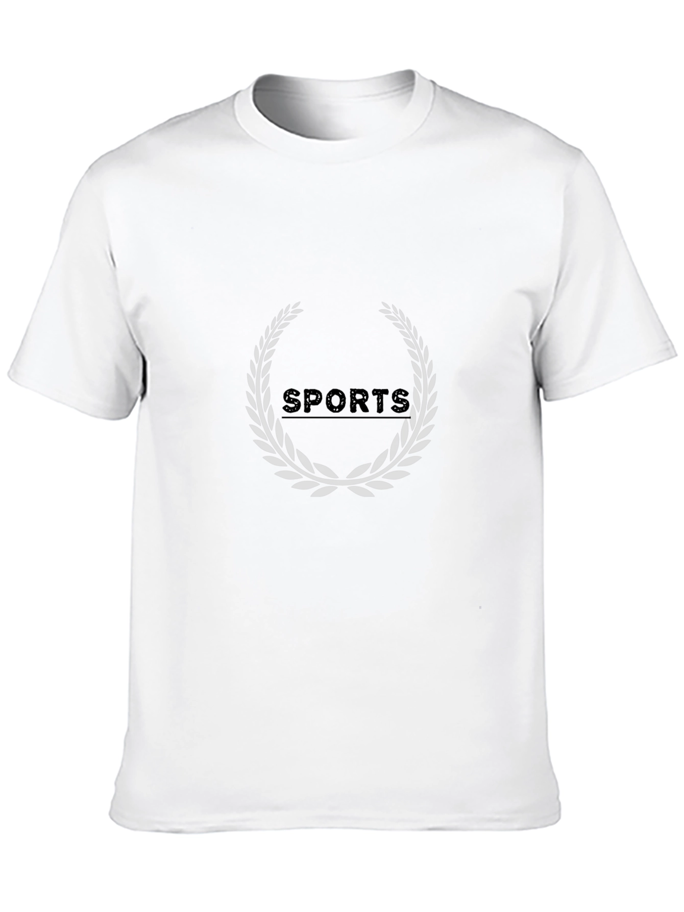 Mens Black Sports Graphic Tee