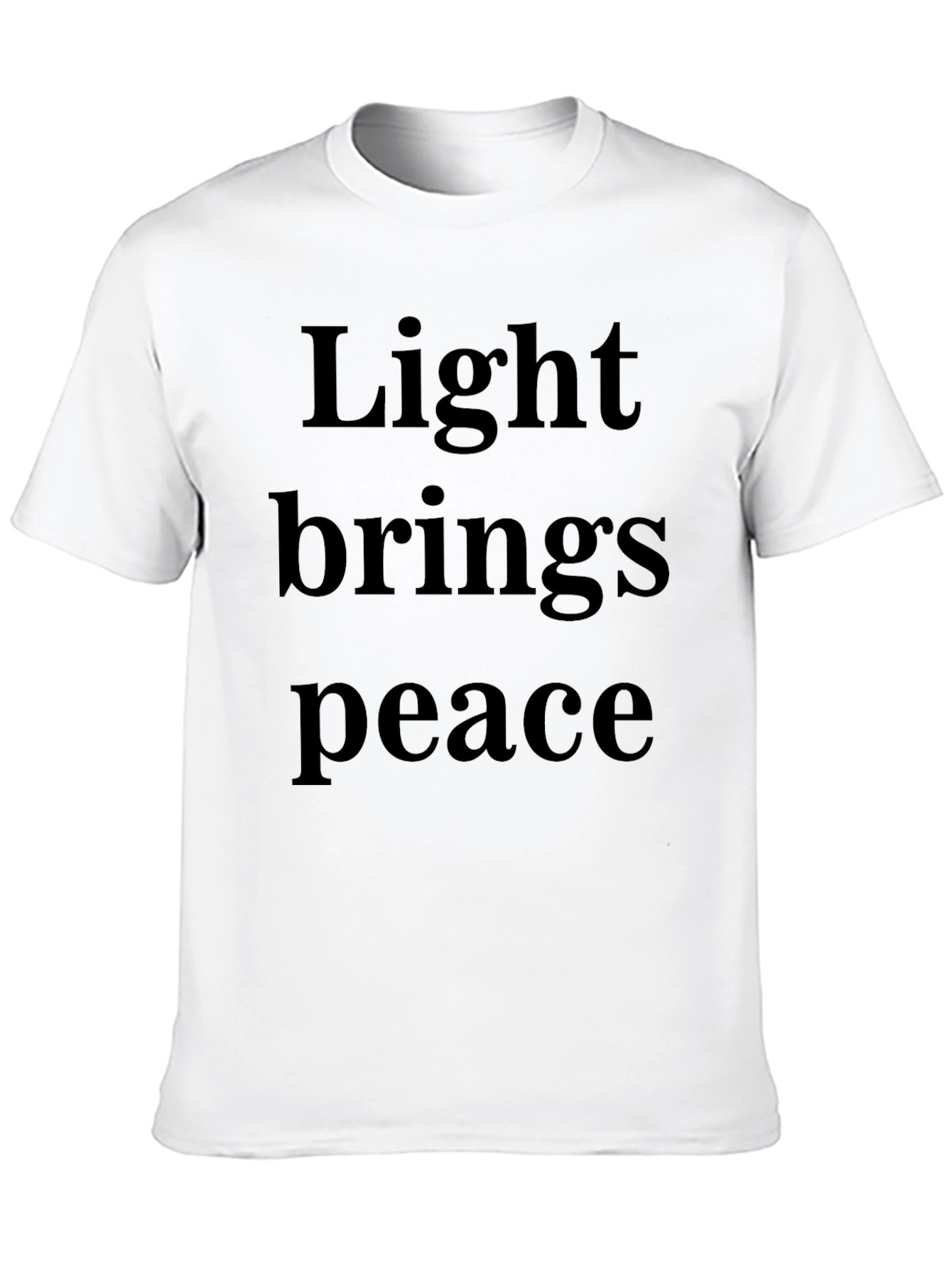 Light Brings Peace Graphic T-Shirt - Unisex