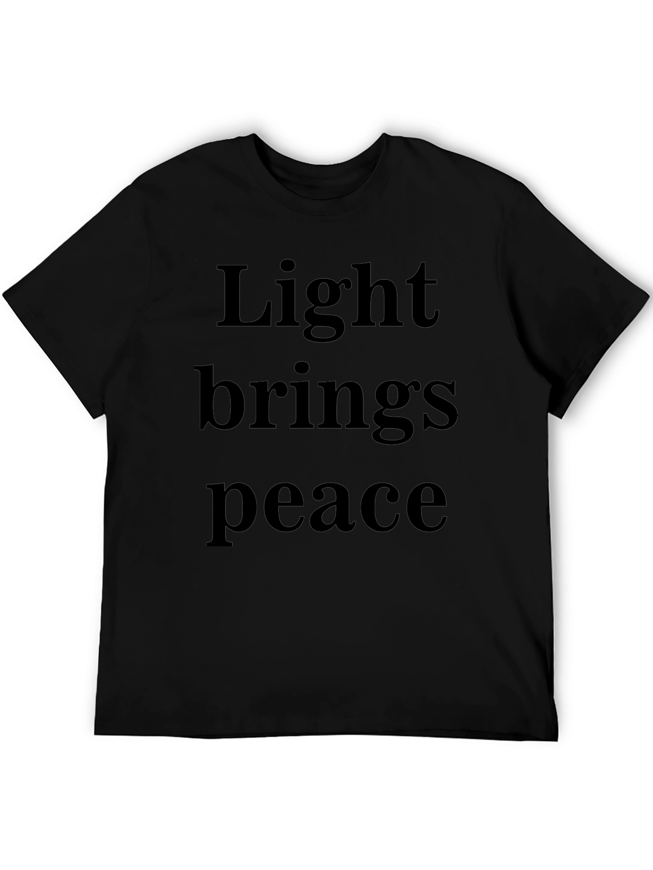 Light Brings Peace Graphic T-Shirt - Unisex