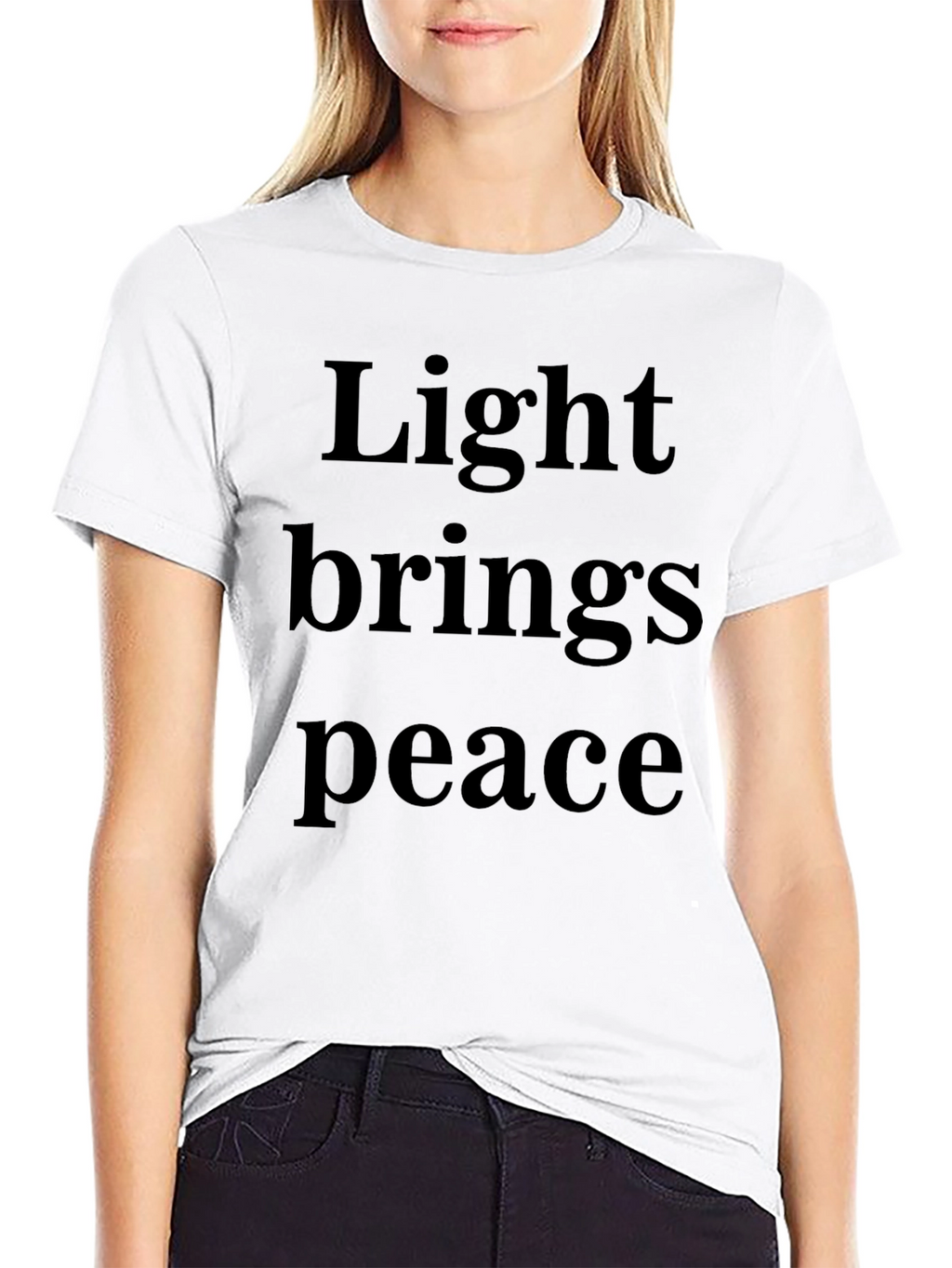 Light Brings Peace Graphic T-Shirt - Unisex