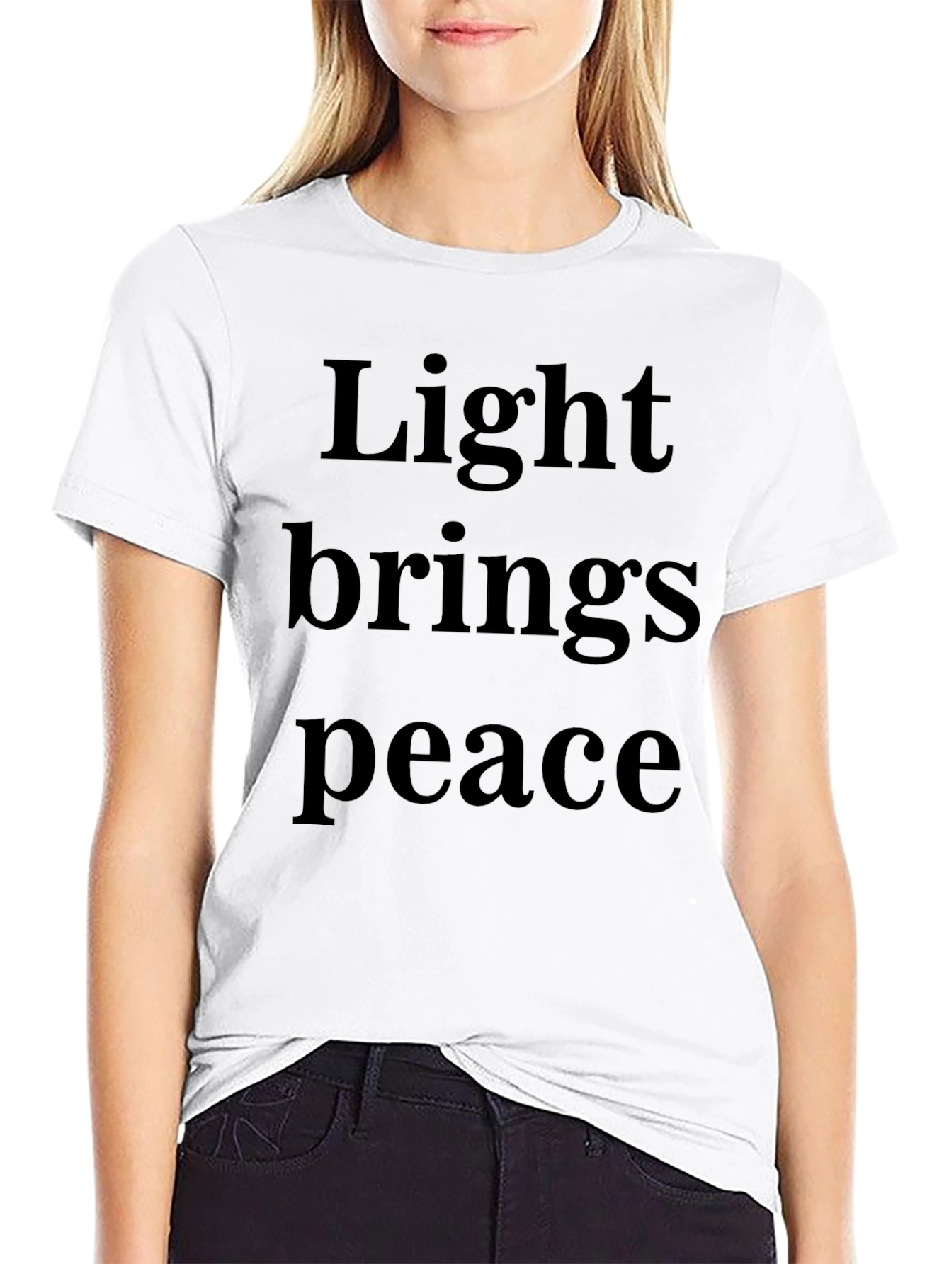 Light Brings Peace Graphic T-Shirt - Unisex