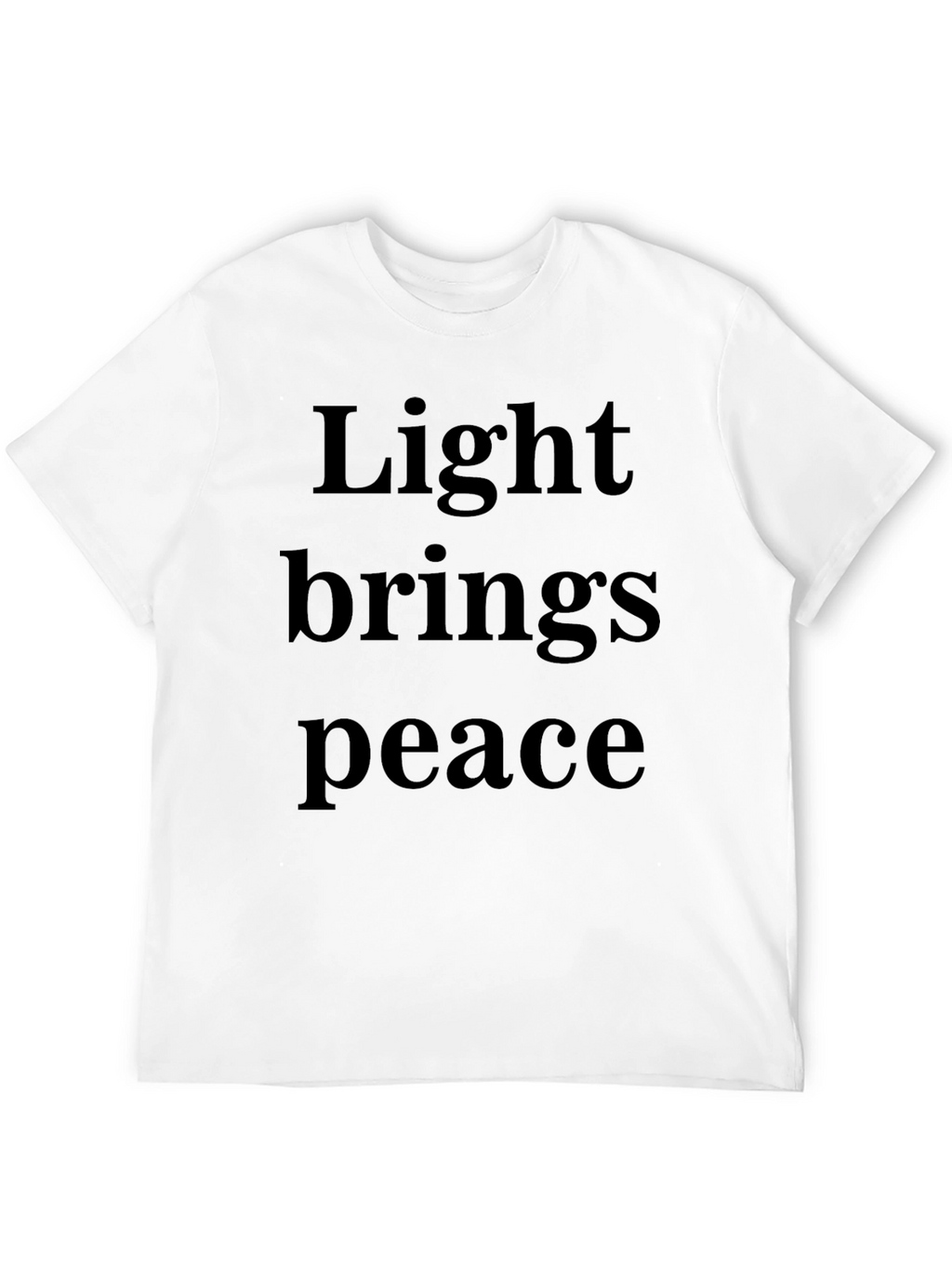 Light Brings Peace Graphic T-Shirt - Unisex