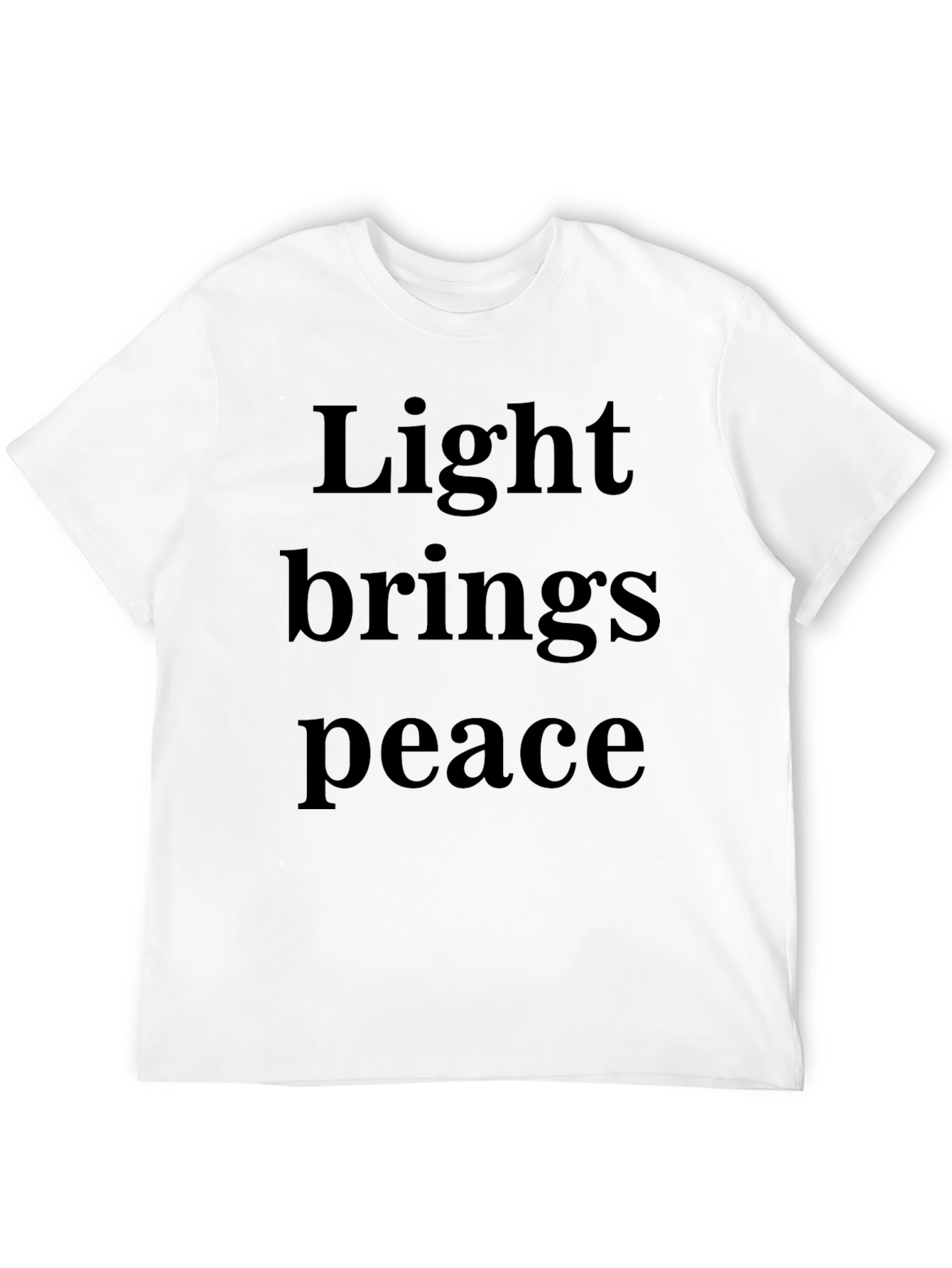 Light Brings Peace Graphic T-Shirt - Unisex