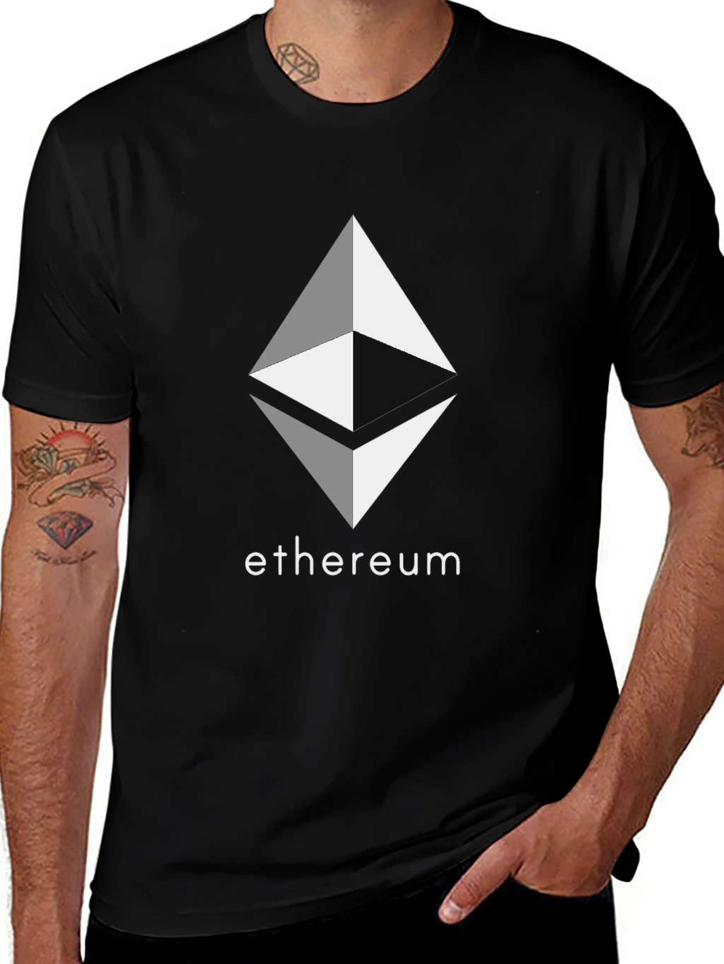 Ethereum Crypto Black T-Shirt