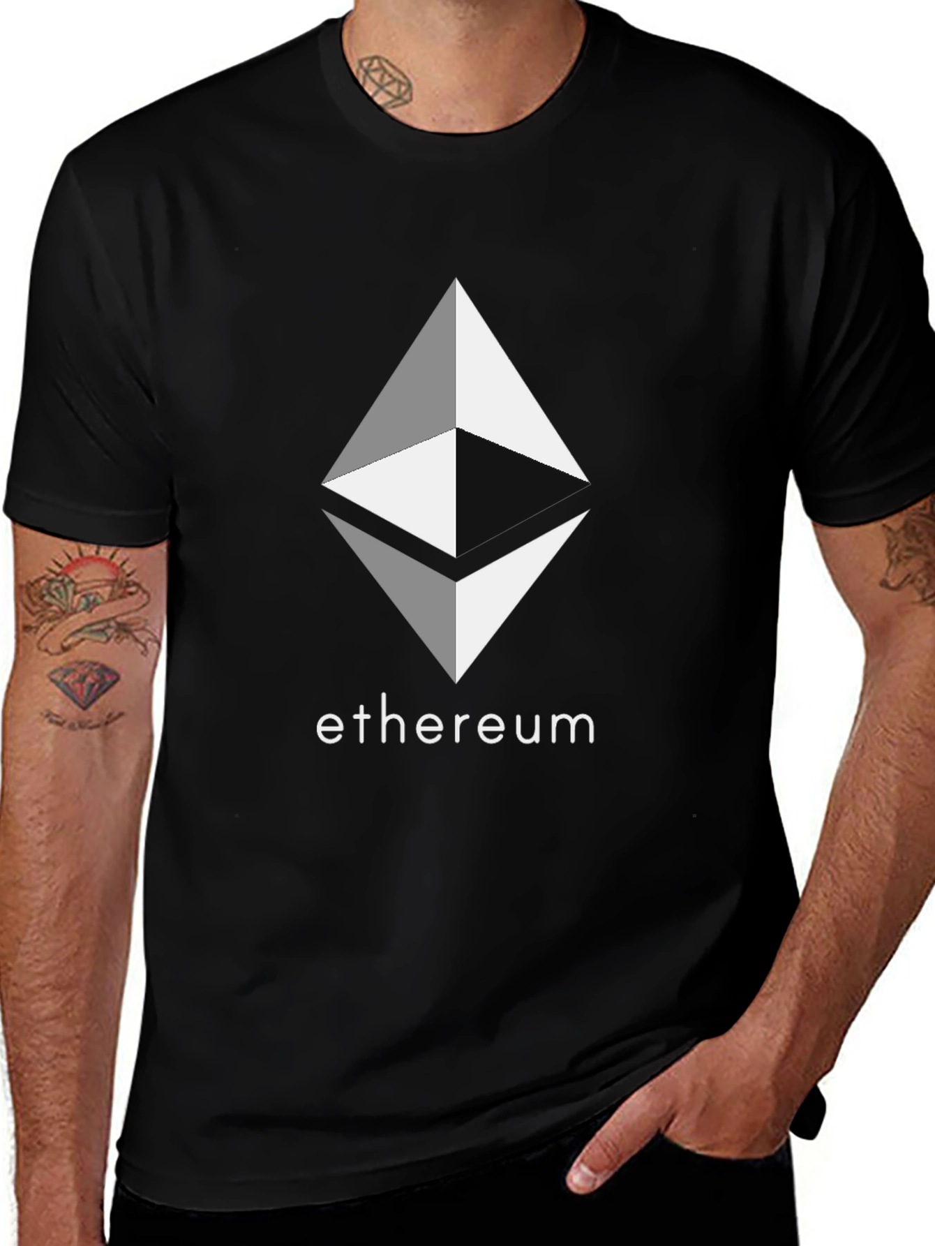 Ethereum Crypto Black T-Shirt
