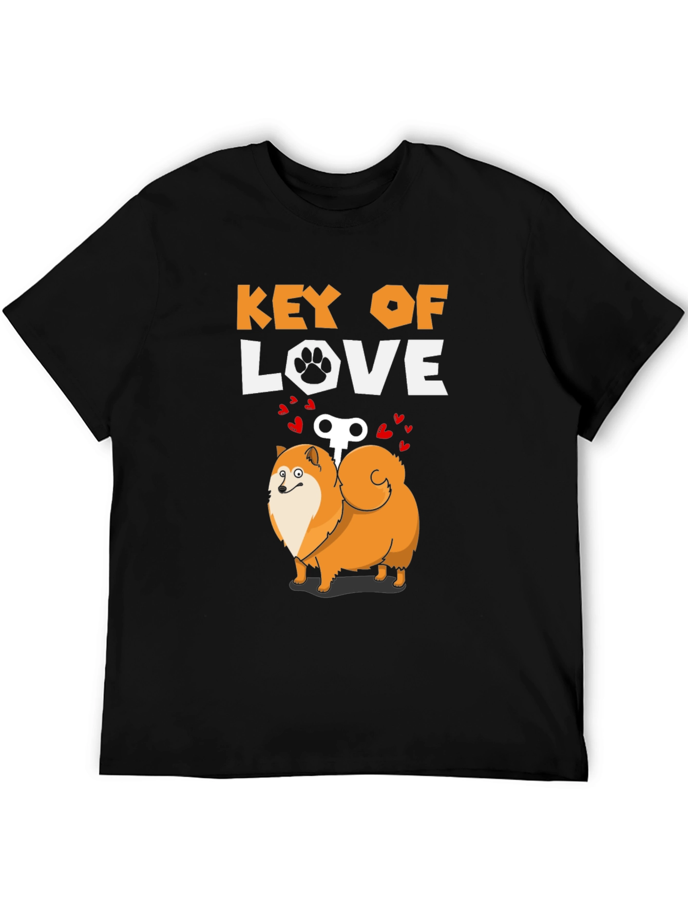 Key of Love Dog T-Shirt