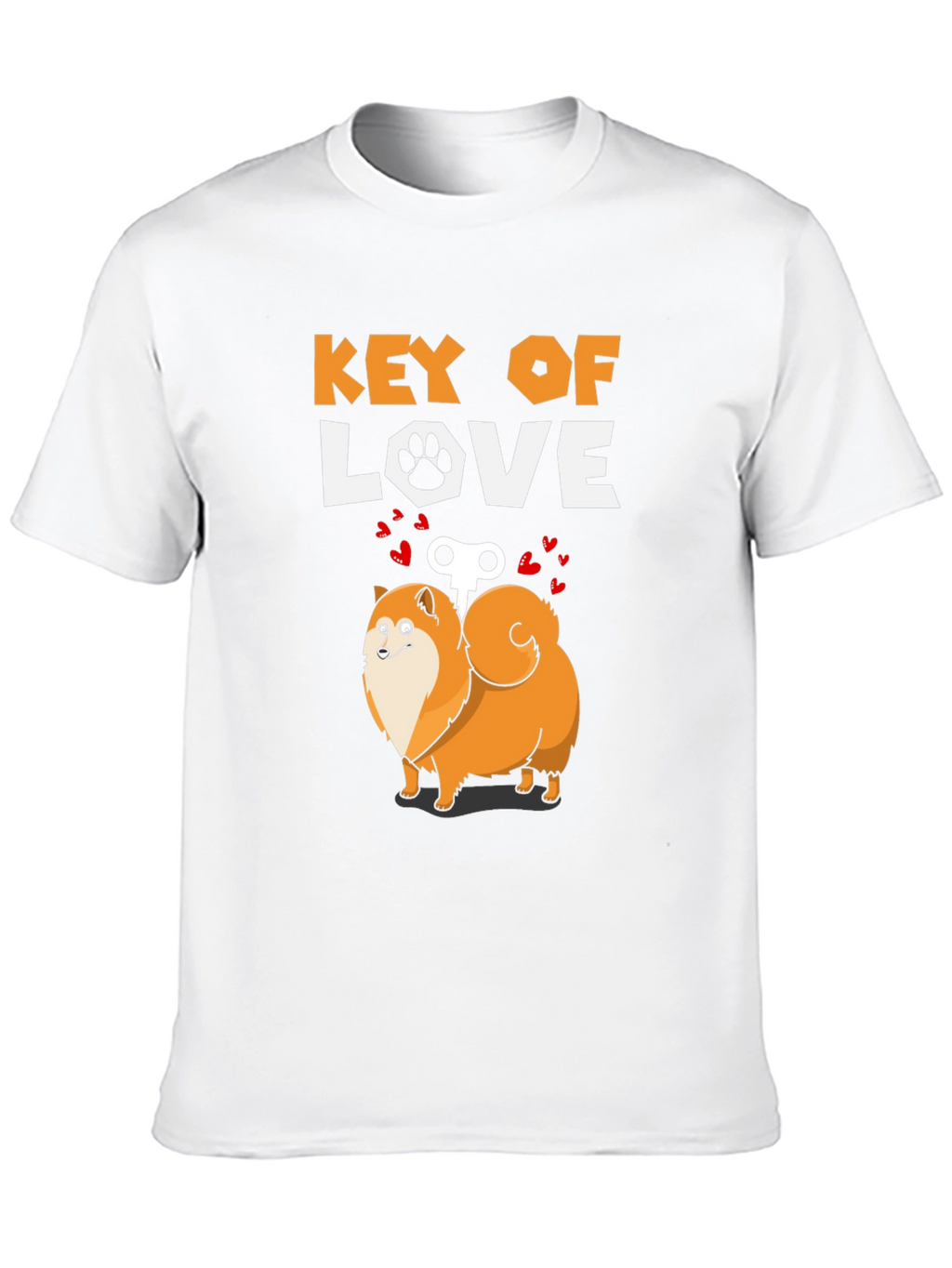 Key of Love Dog T-Shirt