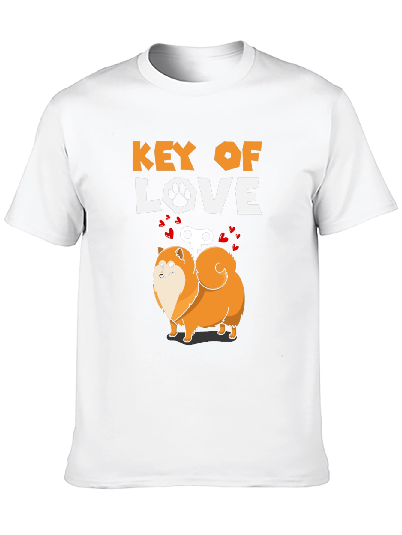 Key of Love Dog T-Shirt