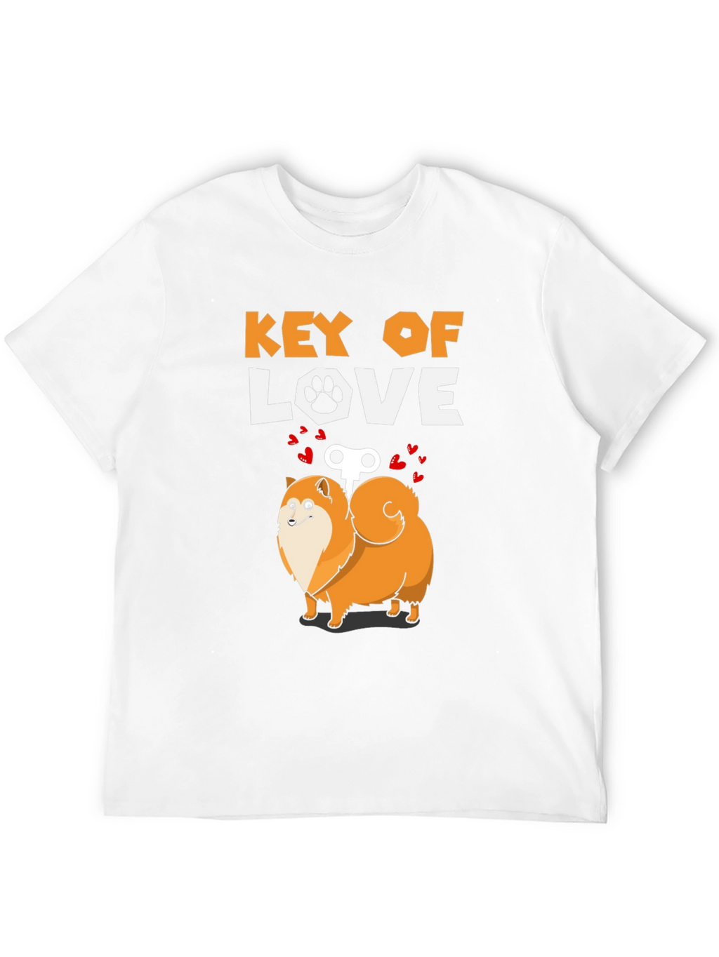 Key of Love Dog T-Shirt