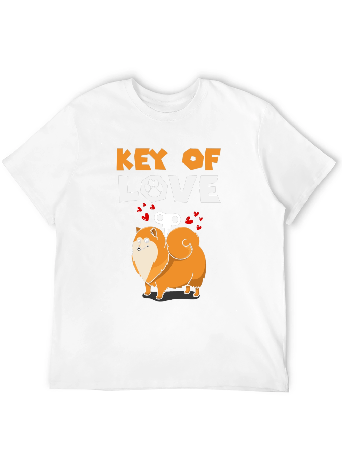 Key of Love Dog T-Shirt