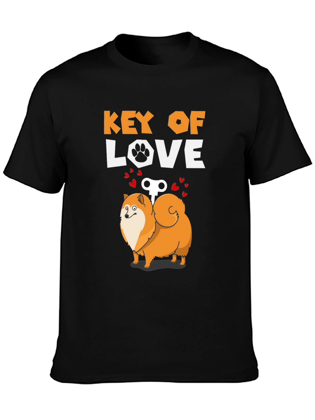 Key of Love Dog T-Shirt