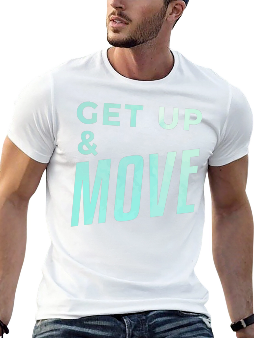 Get Up & Move Graphic Tee