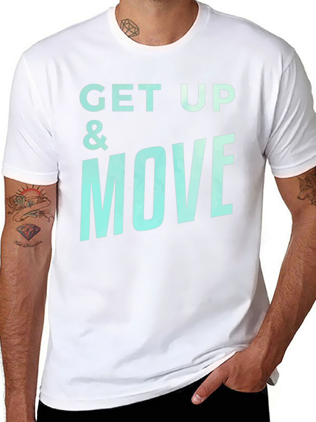 Get Up & Move Graphic Tee
