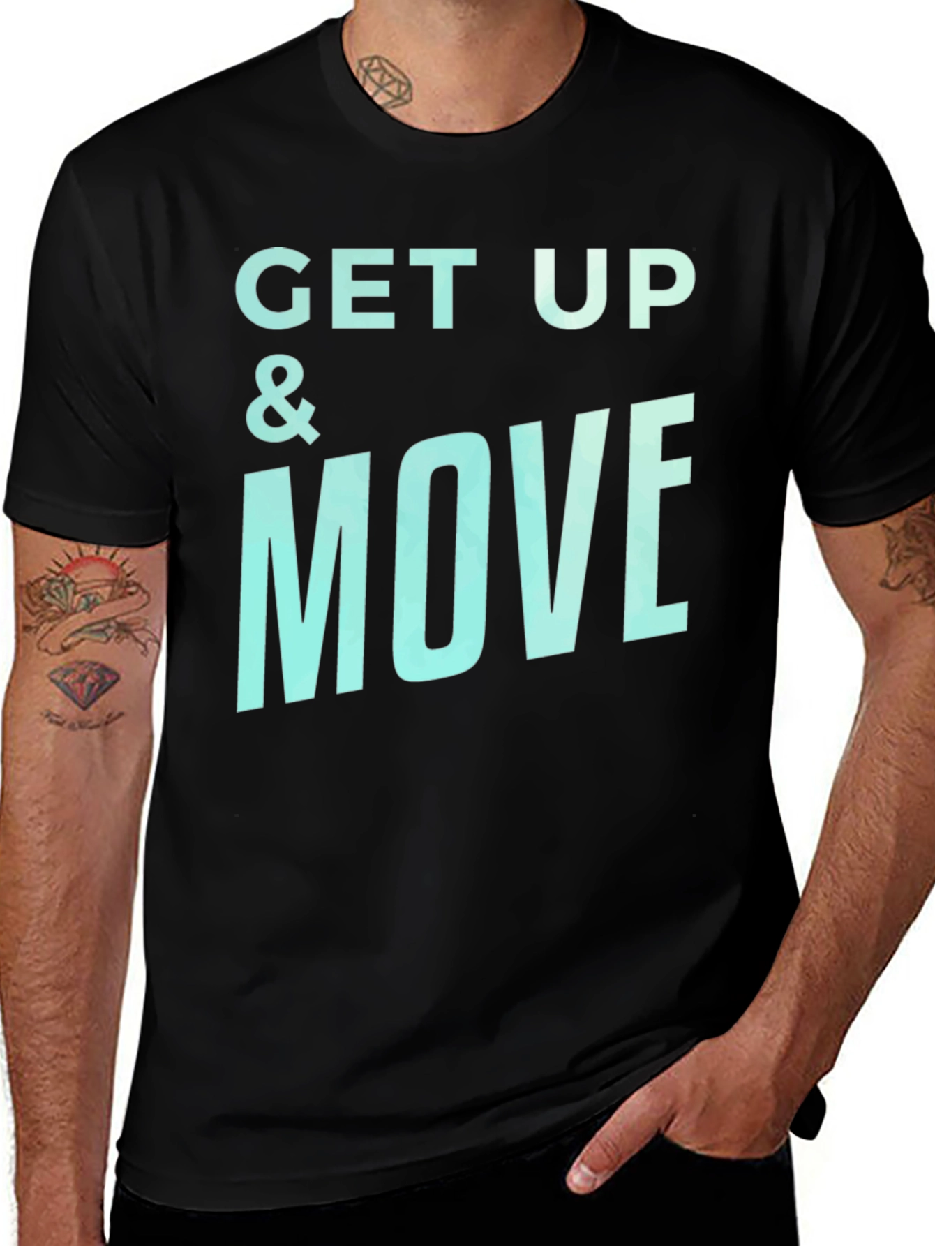 Get Up & Move Graphic Tee