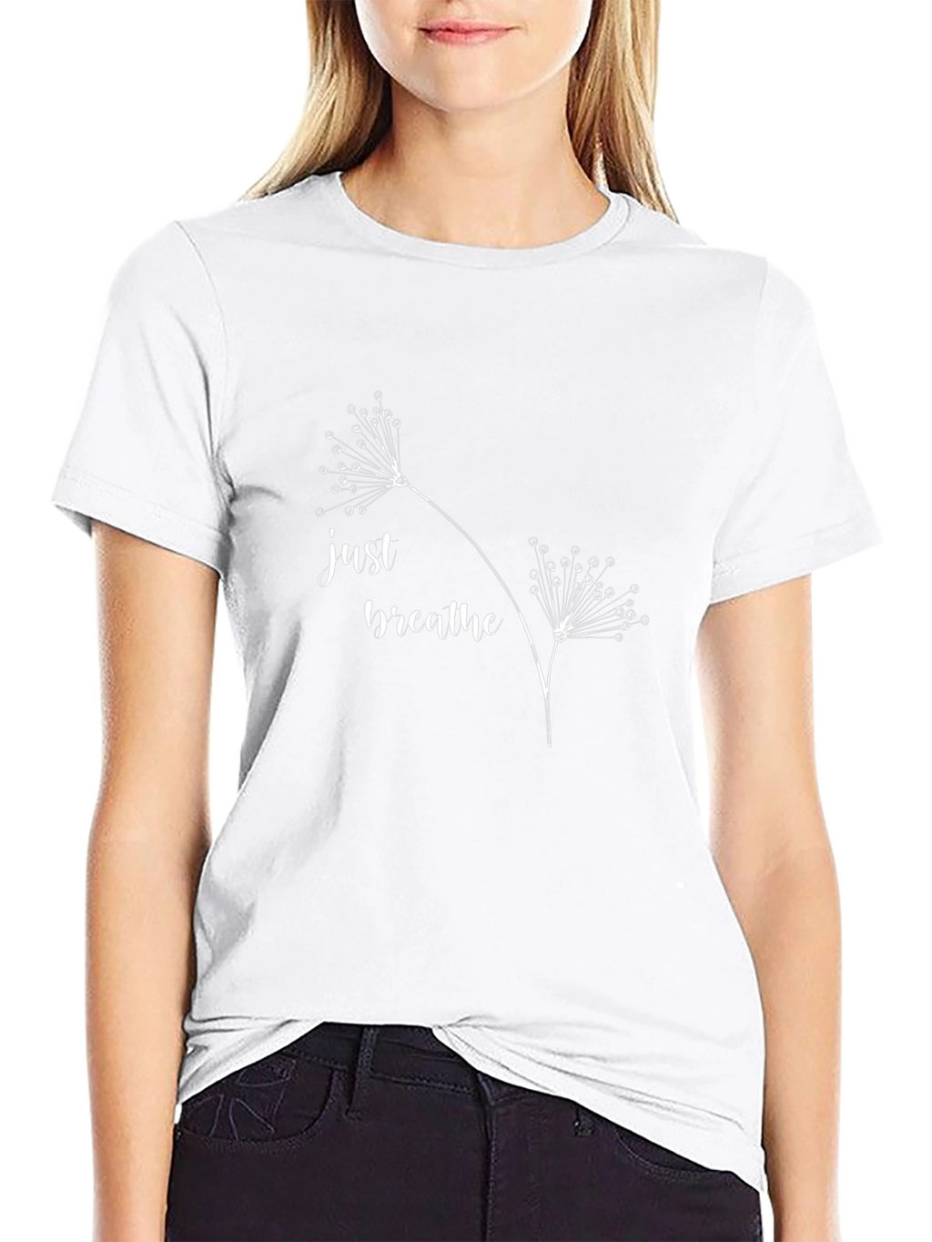 Just Breathe Graphic Tee - Relaxed Fit