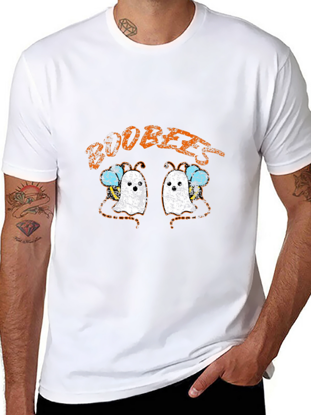 Boo Bees Graphic T-Shirt - Halloween Fun