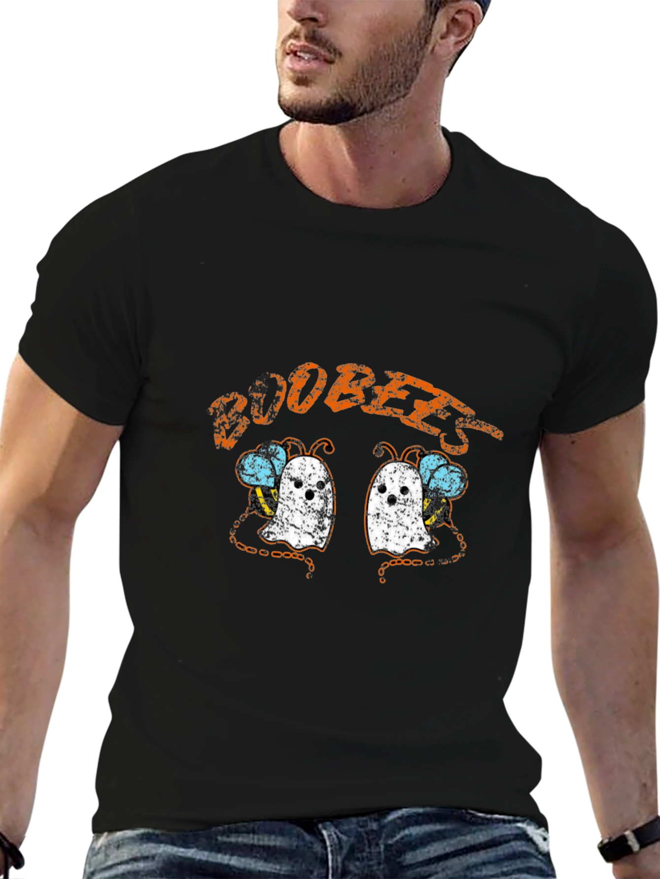Boo Bees Graphic T-Shirt - Halloween Fun