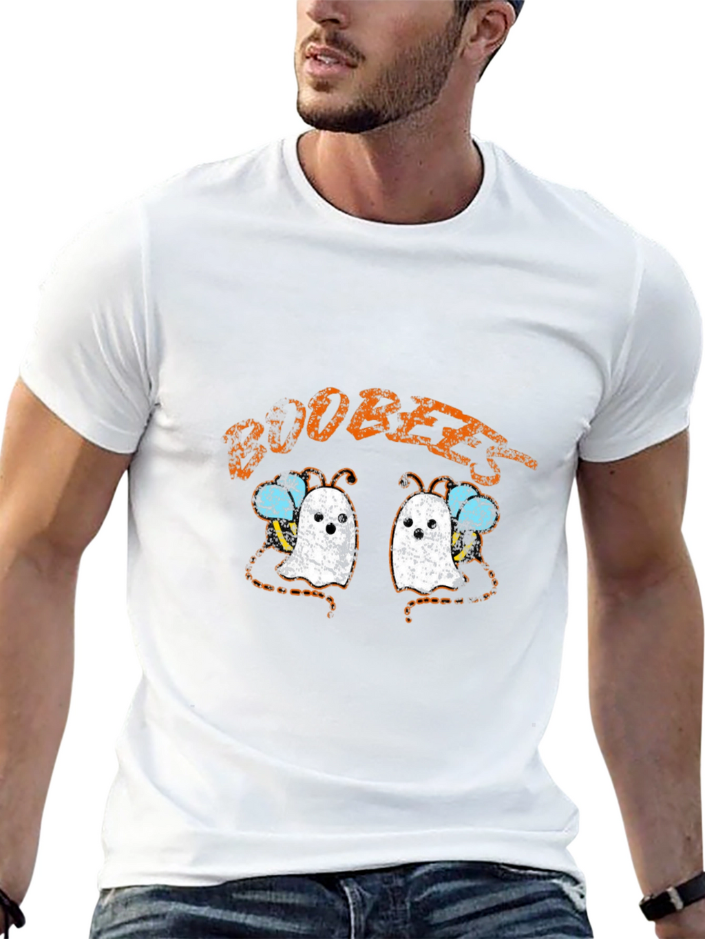 Boo Bees Graphic T-Shirt - Halloween Fun