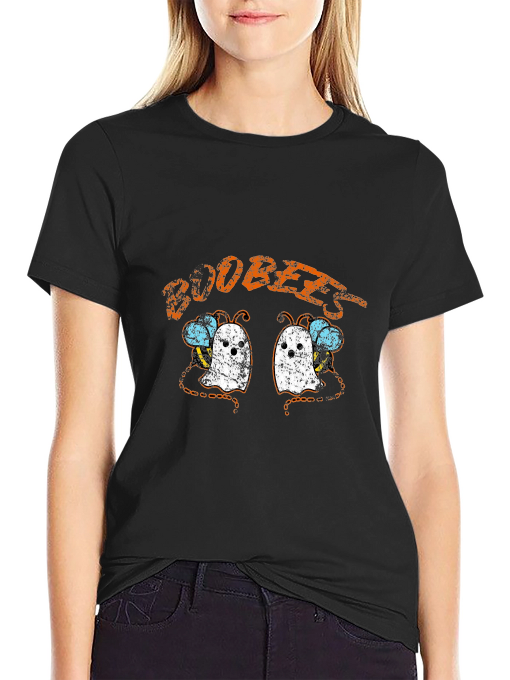 Boo Bees Graphic T-Shirt - Halloween Fun
