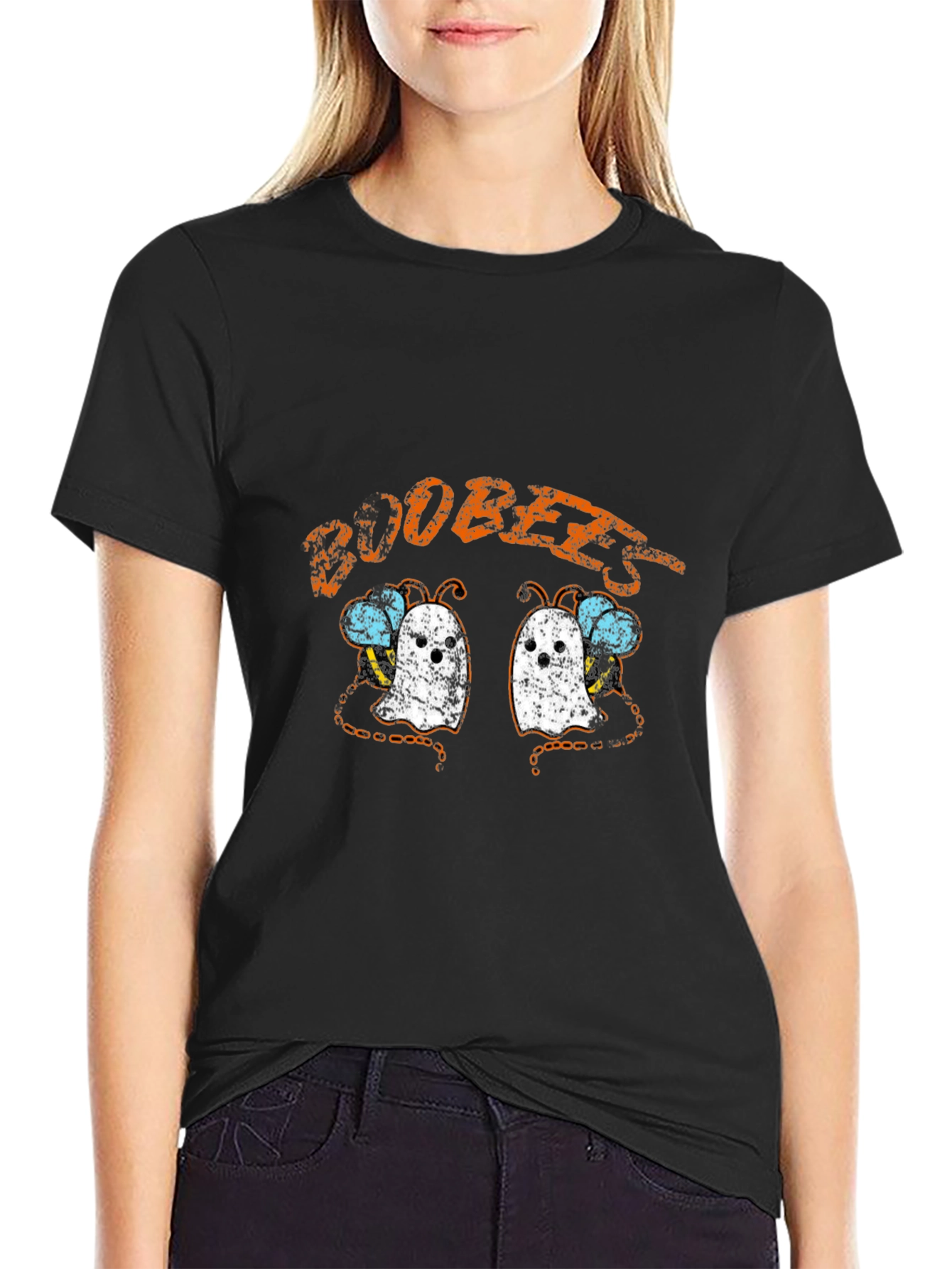 Boo Bees Graphic T-Shirt - Halloween Fun