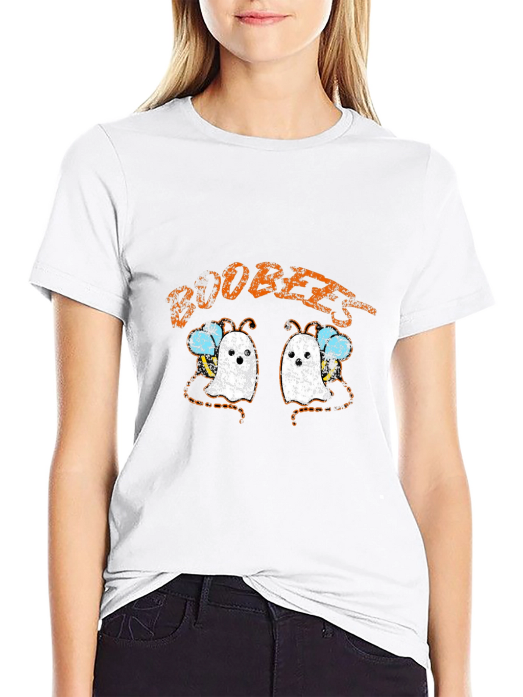 Boo Bees Graphic T-Shirt - Halloween Fun